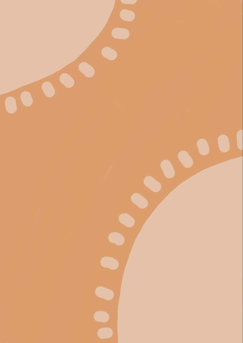 tan background, dots, soft peach, SD Phone Wallpaper