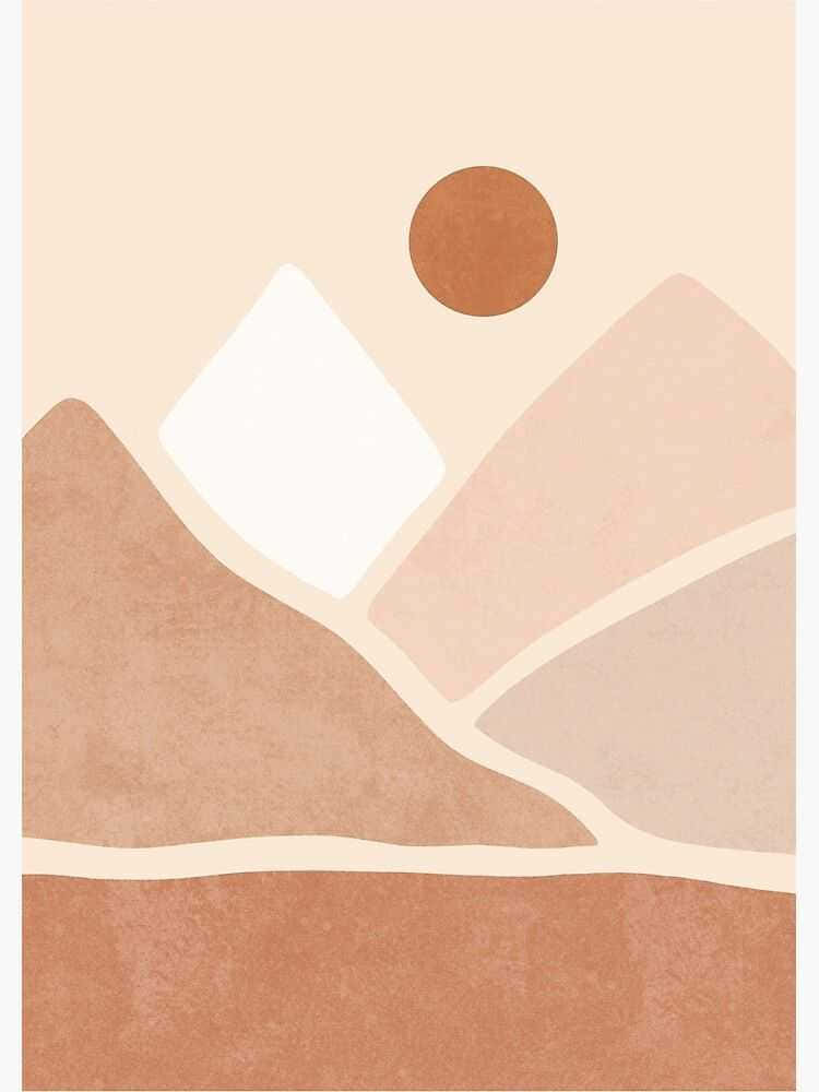 beige, brown, abstract painting, SD Phone Wallpaper