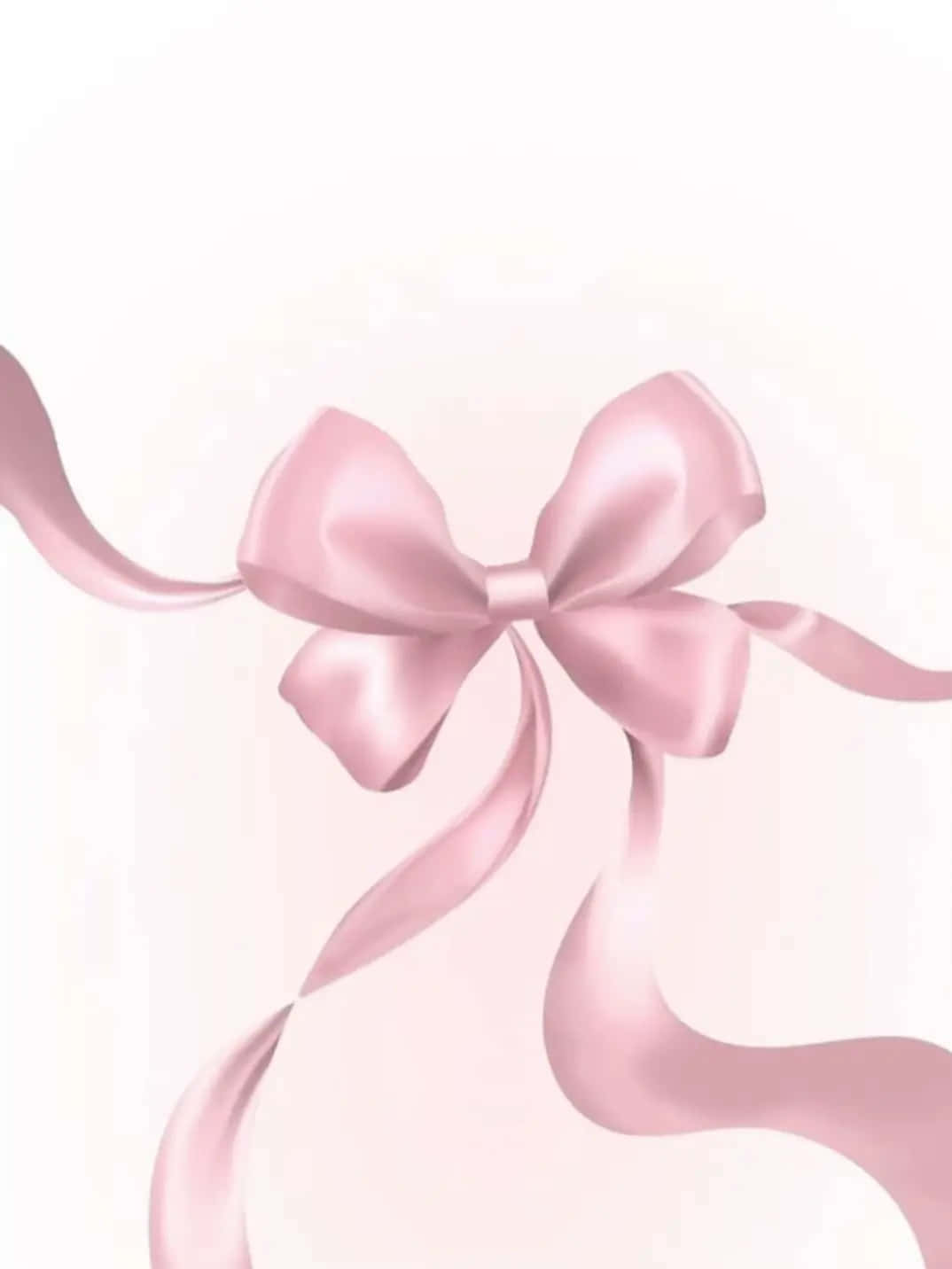 elegant pink satin bow, soft pink satin, flowing ribbons, HD Phone Wallpaper