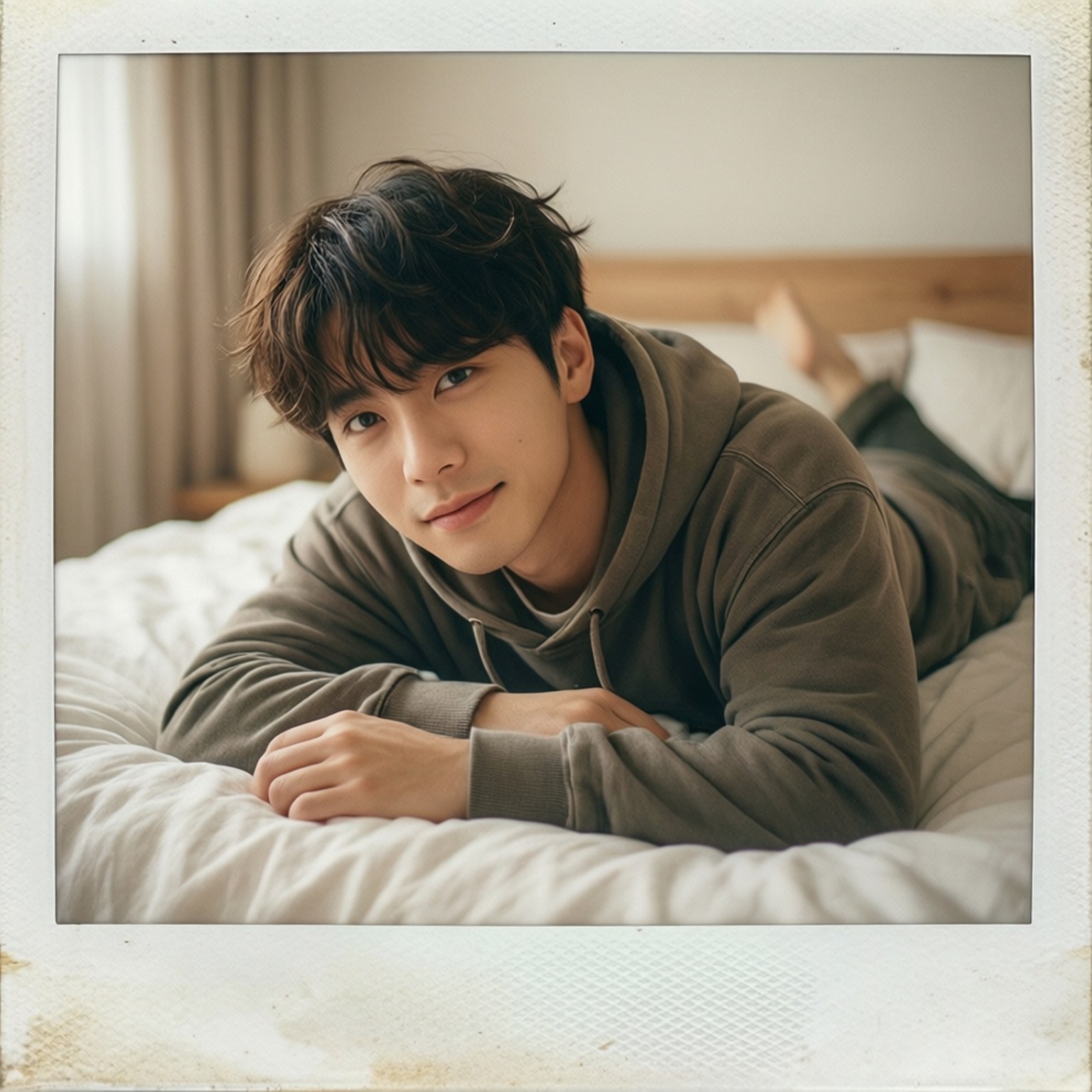 cozy morning love, cute boyfriend, bed, HD Desktop Wallpaper