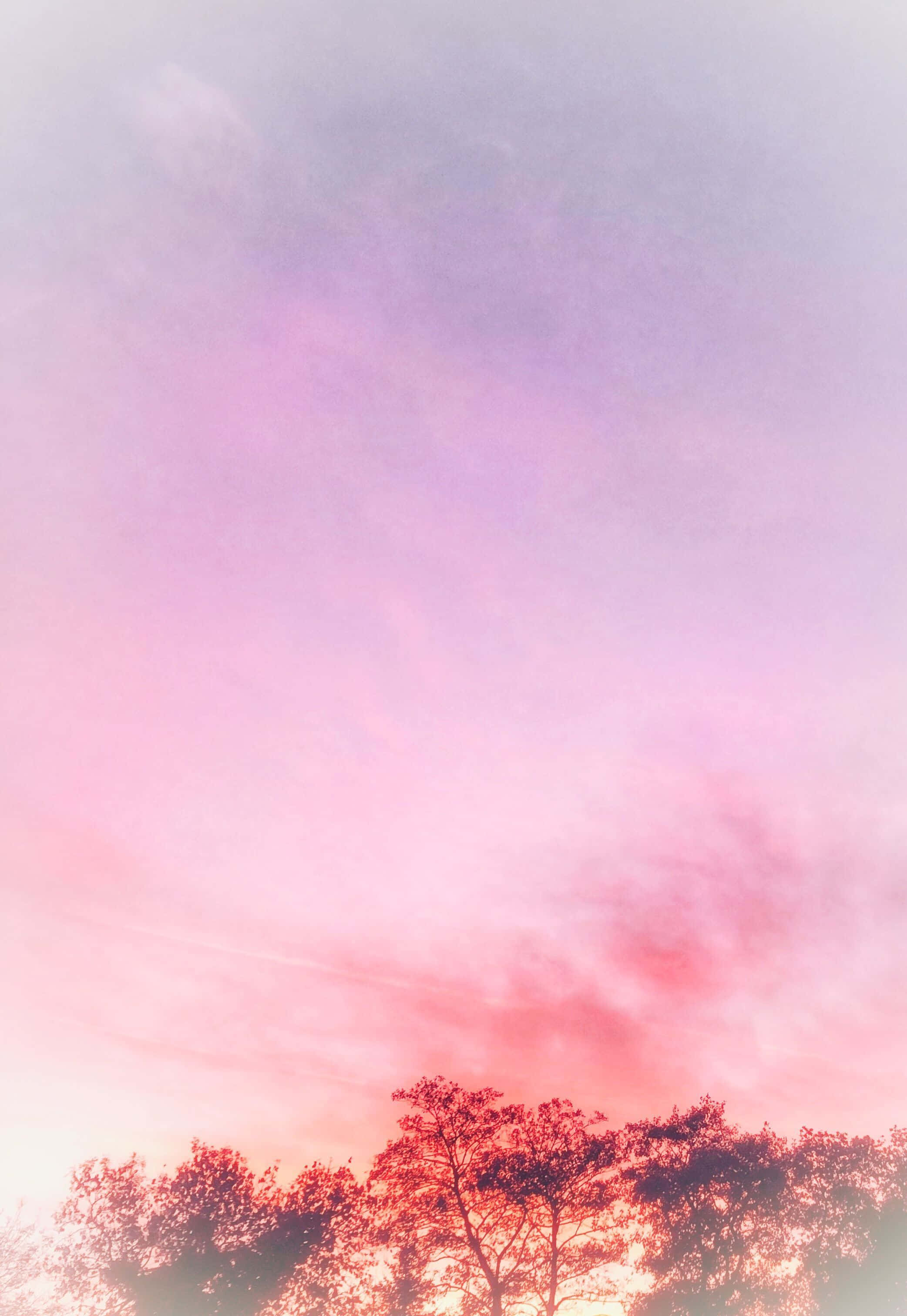 twilight, soft pink, lavender, 2K Phone Wallpaper