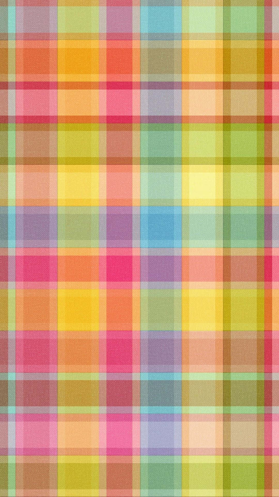 bright colors, vibrant multicolored plaid pattern, soft pastel, Full HD Phone Wallpaper