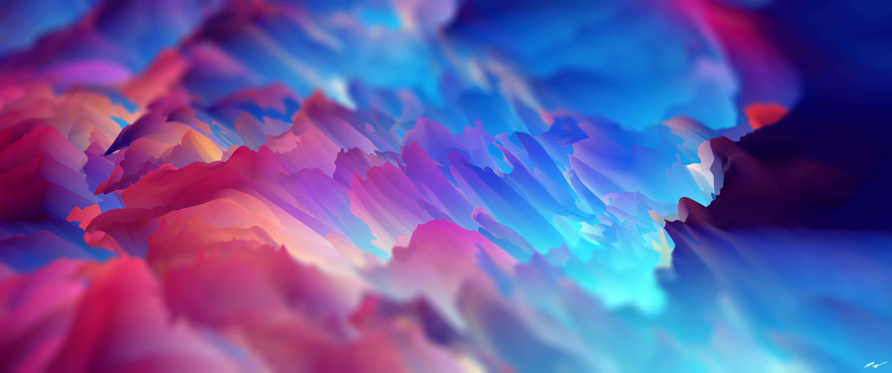 pink, blue, purple, 2K Desktop Wallpaper