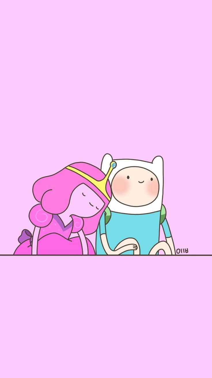 cute cartoon boy, cute cartoon girl, simple line art style, HD Phone Wallpaper