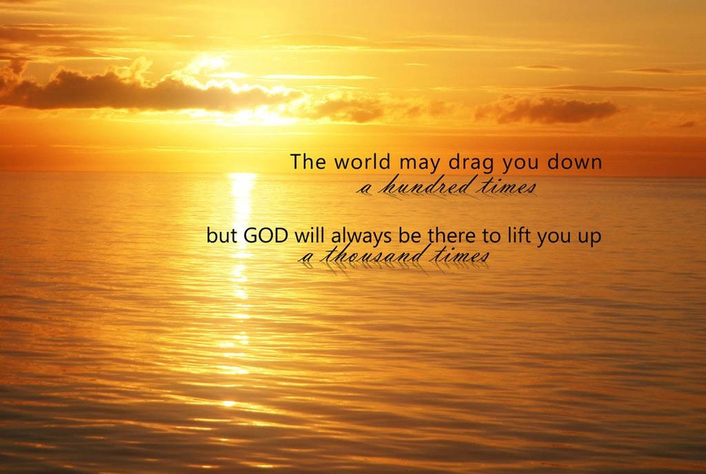 Cute Christian, golden sunset, calm ocean, SD Desktop Wallpaper