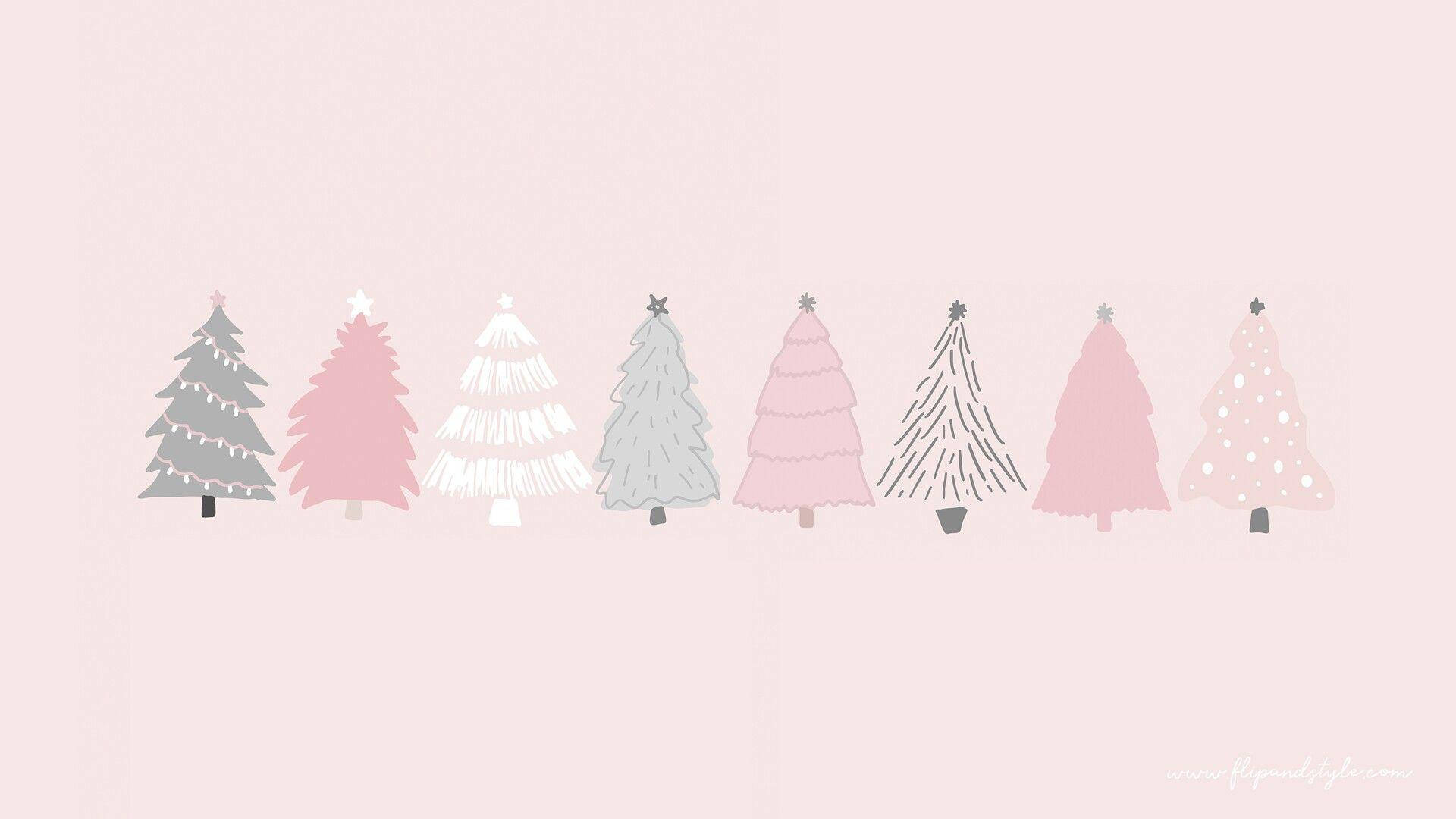 pastel pink, gray, white, Full HD Desktop Wallpaper