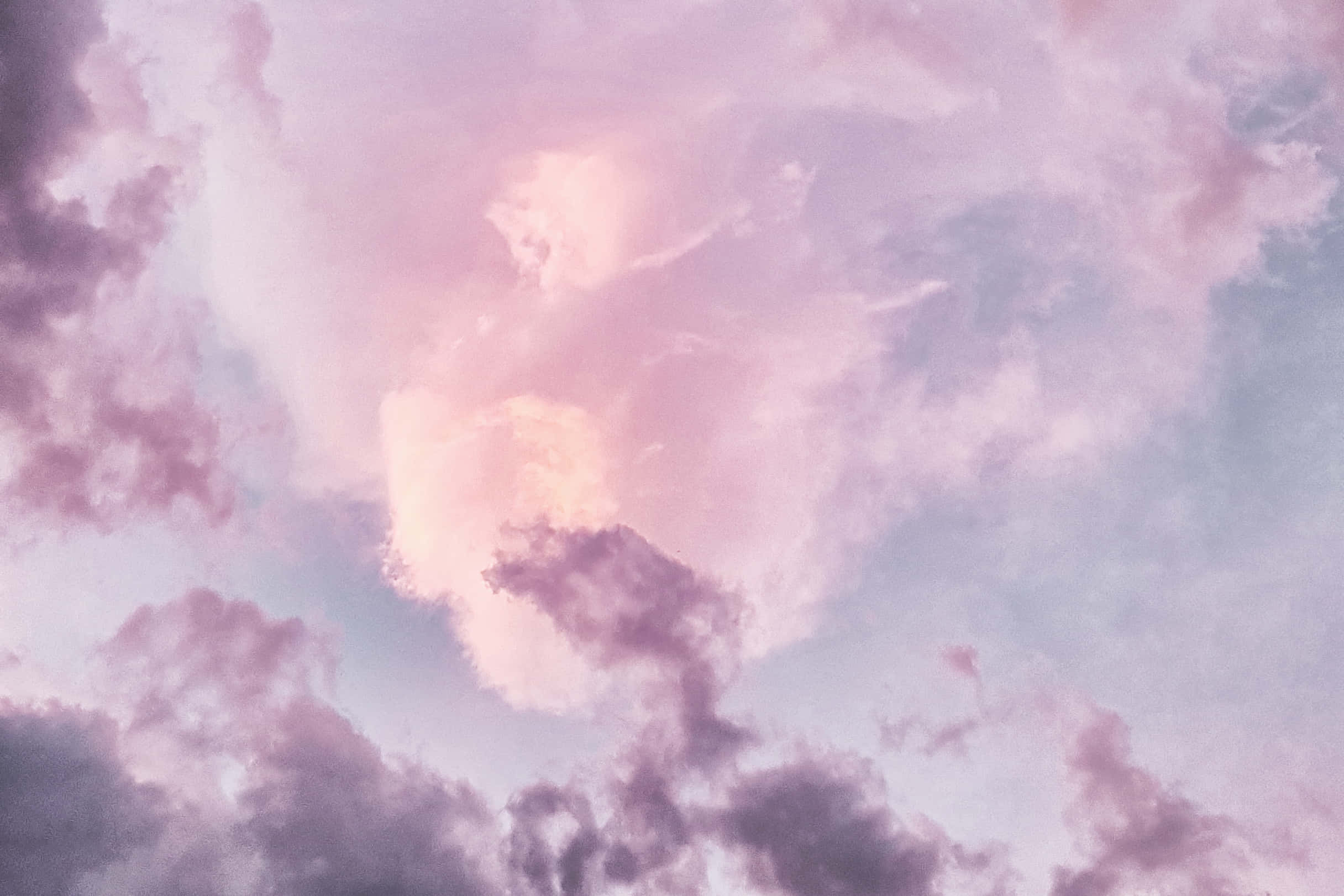 pink clouds, purple clouds, lavender, Full HD Desktop Wallpaper
