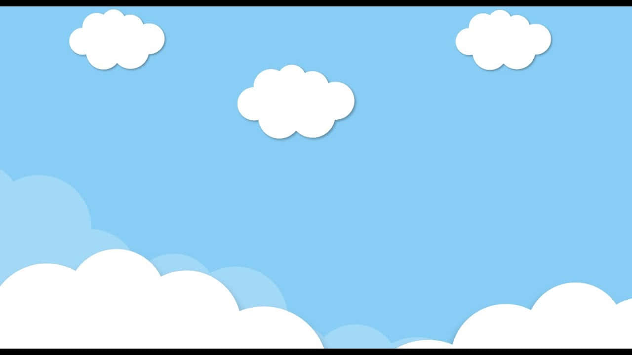 Cute Clouds, bright blue sky, fluffy white clouds, HD Desktop Wallpaper