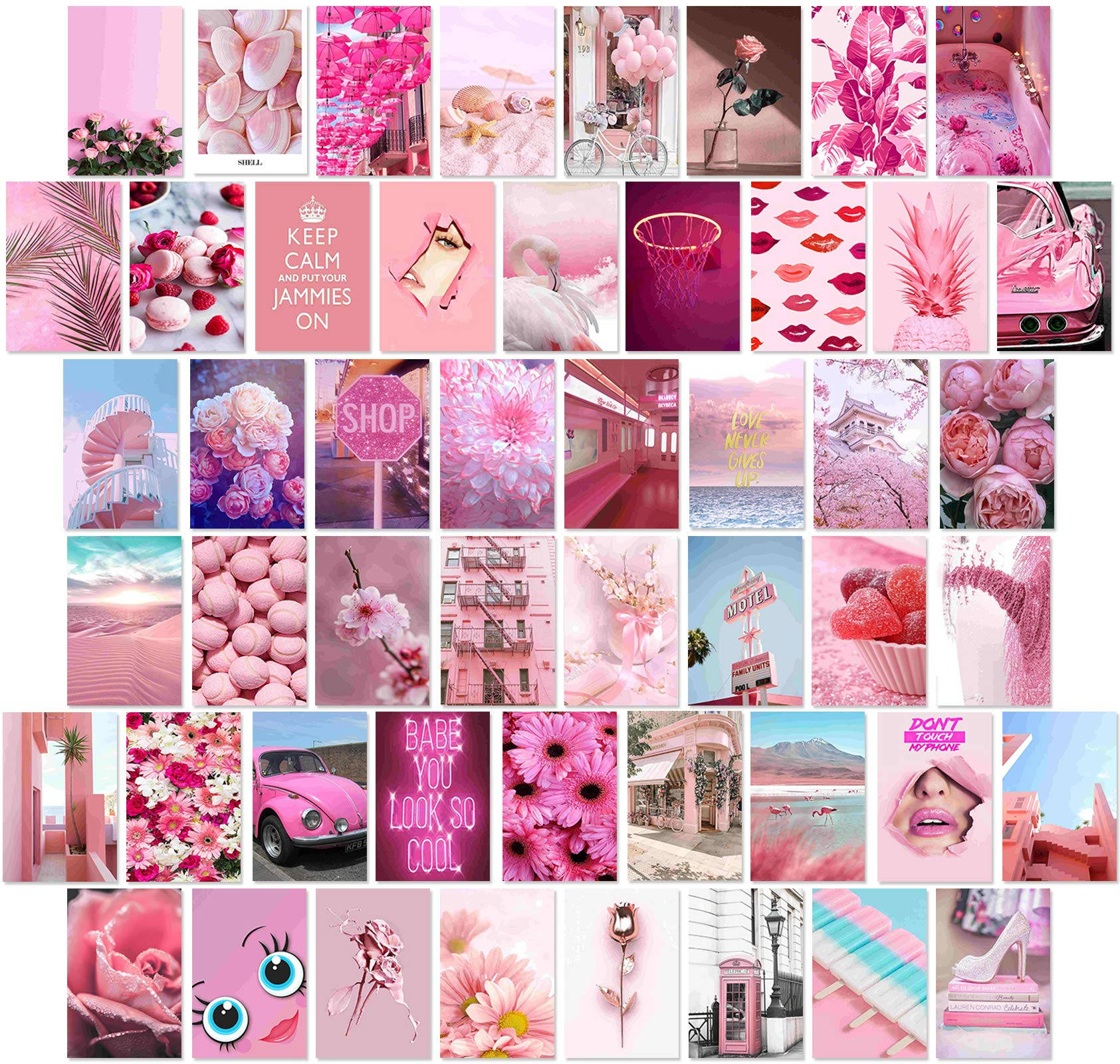 pink-themed, roses flowers, cars, HD Desktop Wallpaper