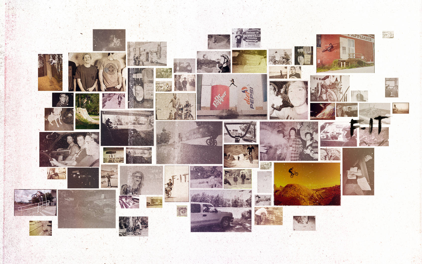 cute collage, heart shape, textured paper, HD Desktop Wallpaper
