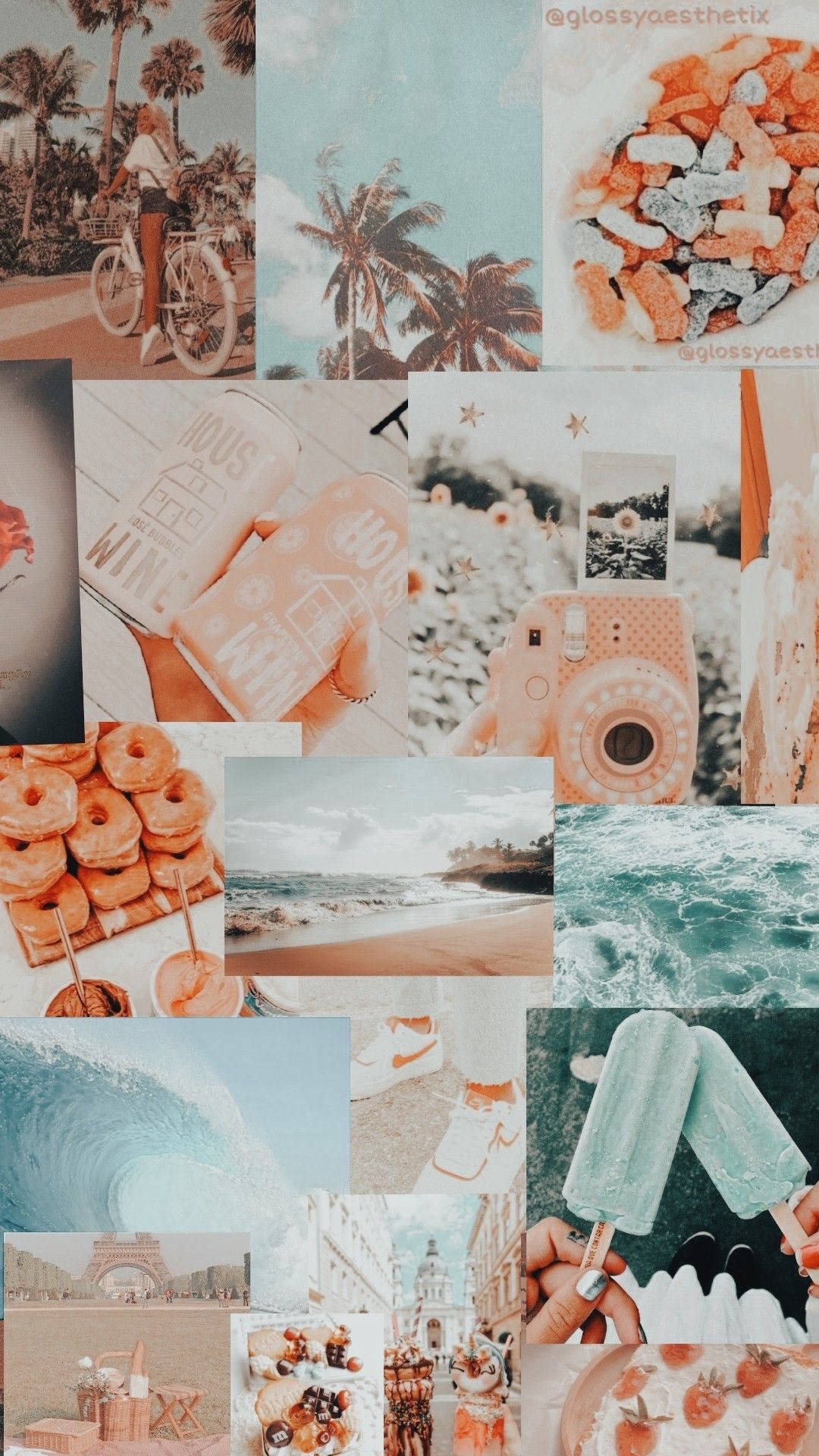 beach, bikes, sweets, Full HD Phone Wallpaper