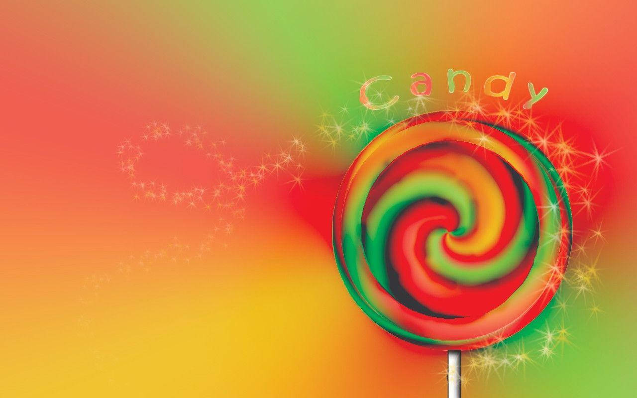 colorful swirls, candy lollipop, rainbow swirl lollipop, HD Desktop Wallpaper