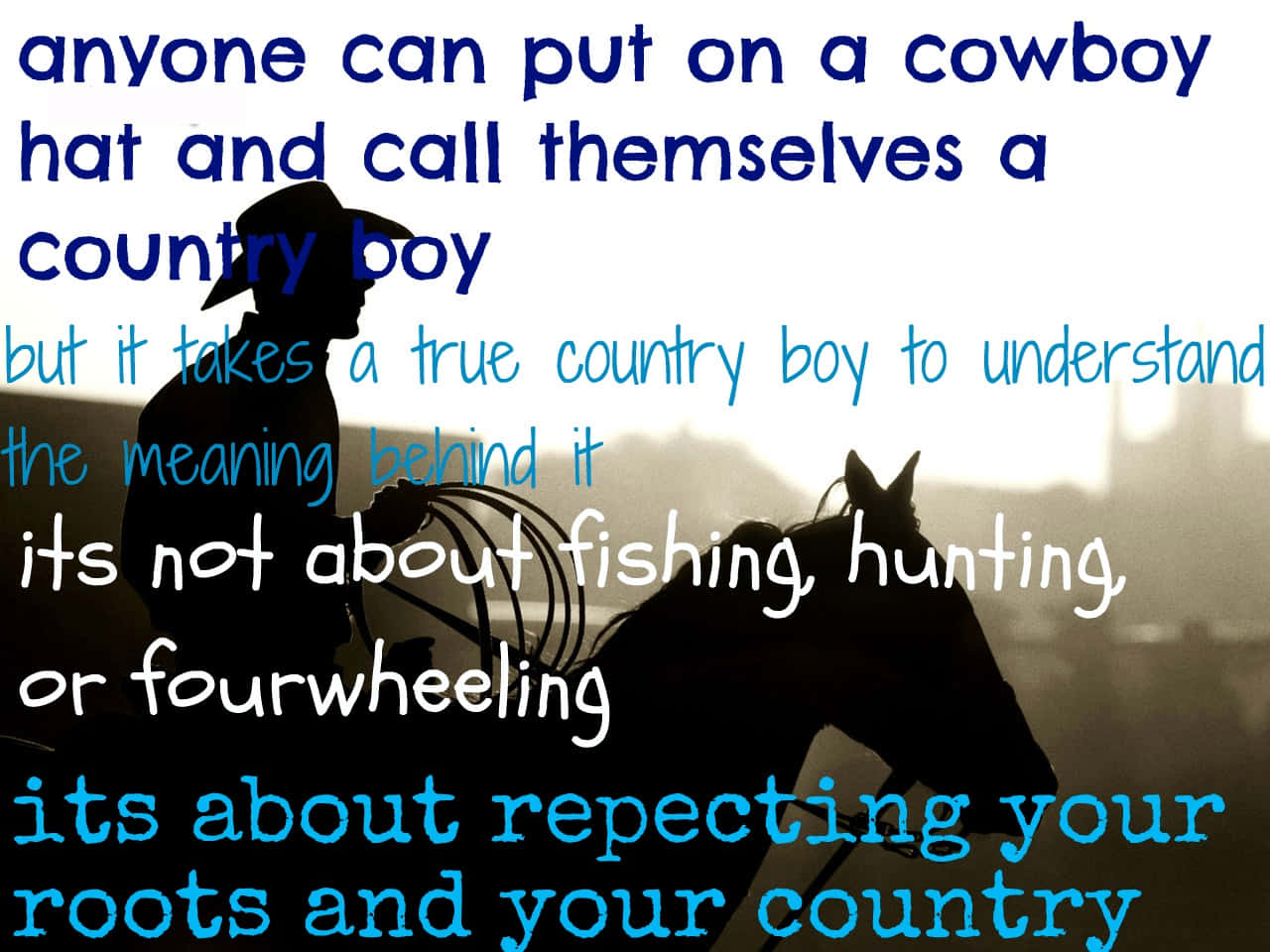 cute country, cowboy, horseback, HD Desktop Wallpaper