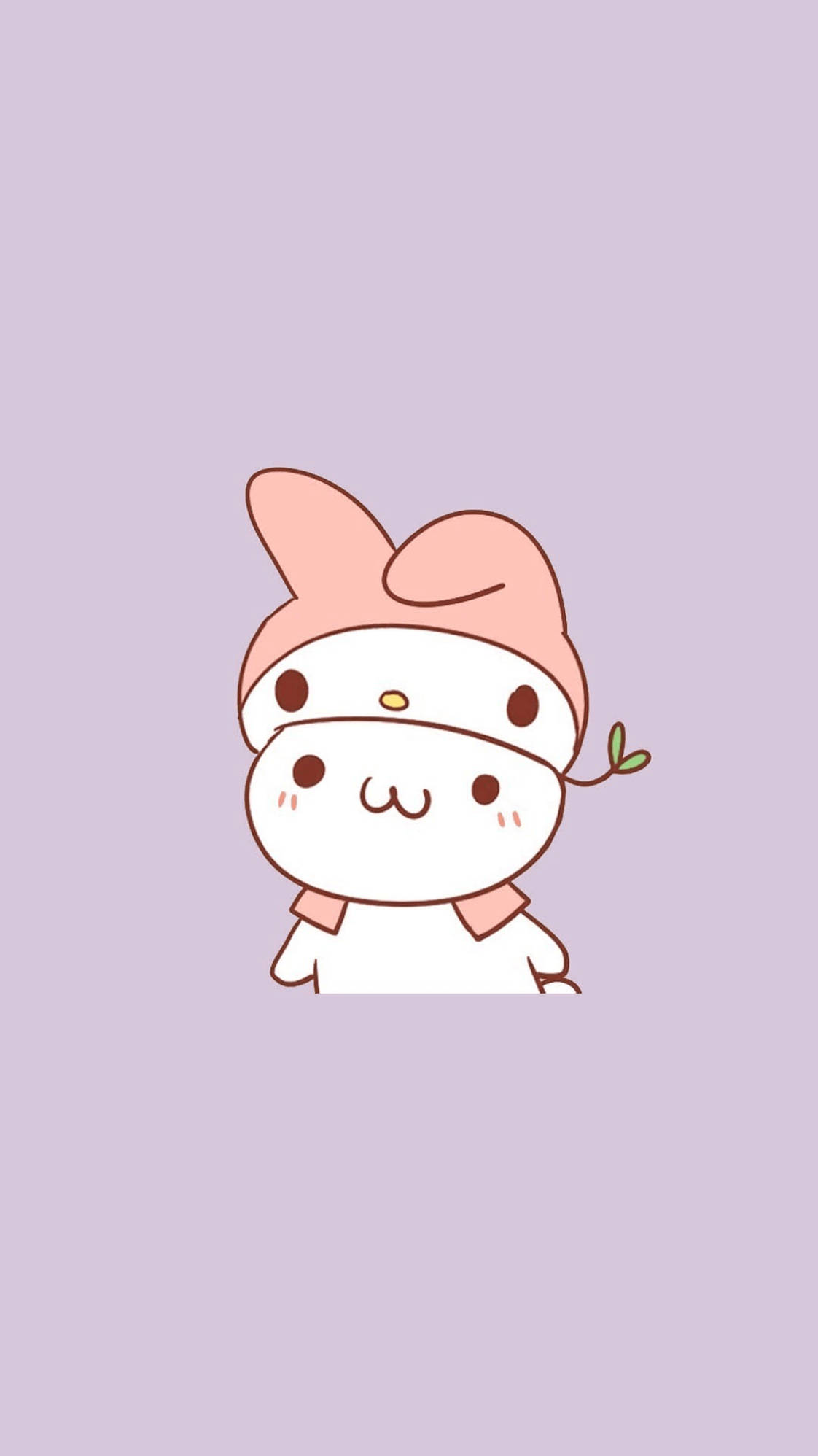 cute couple matching, little bunny, pink bunny hat, Full HD Phone Wallpaper