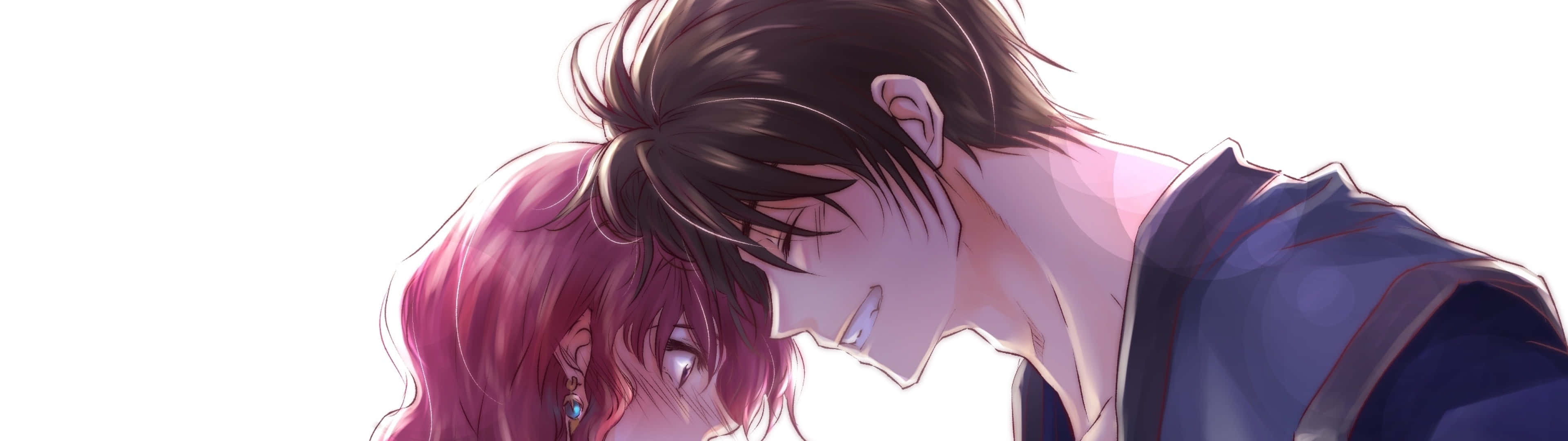 3840 x 1080, anime, Inlove HD, 4K Desktop Wallpaper