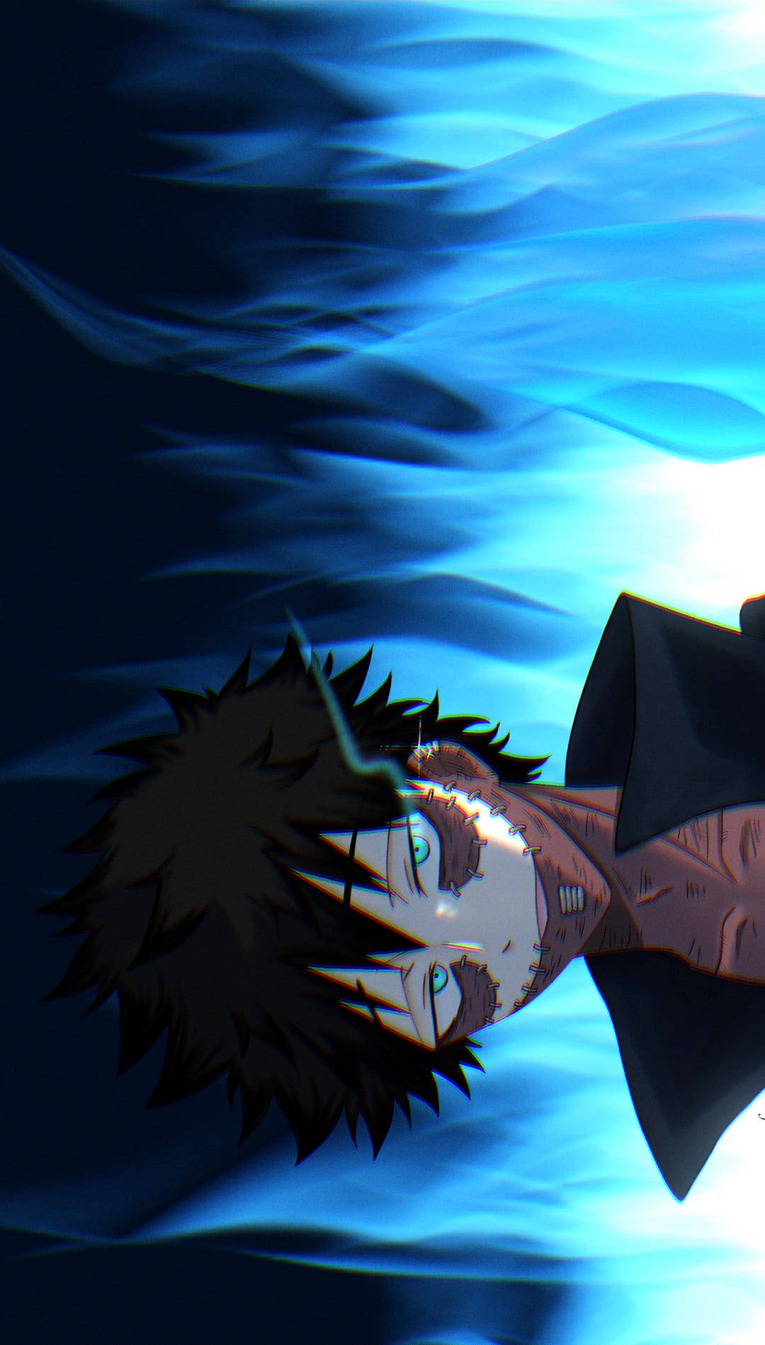 Cute Dabi, blue flames, spiky-haired anime boy, HD Phone Wallpaper