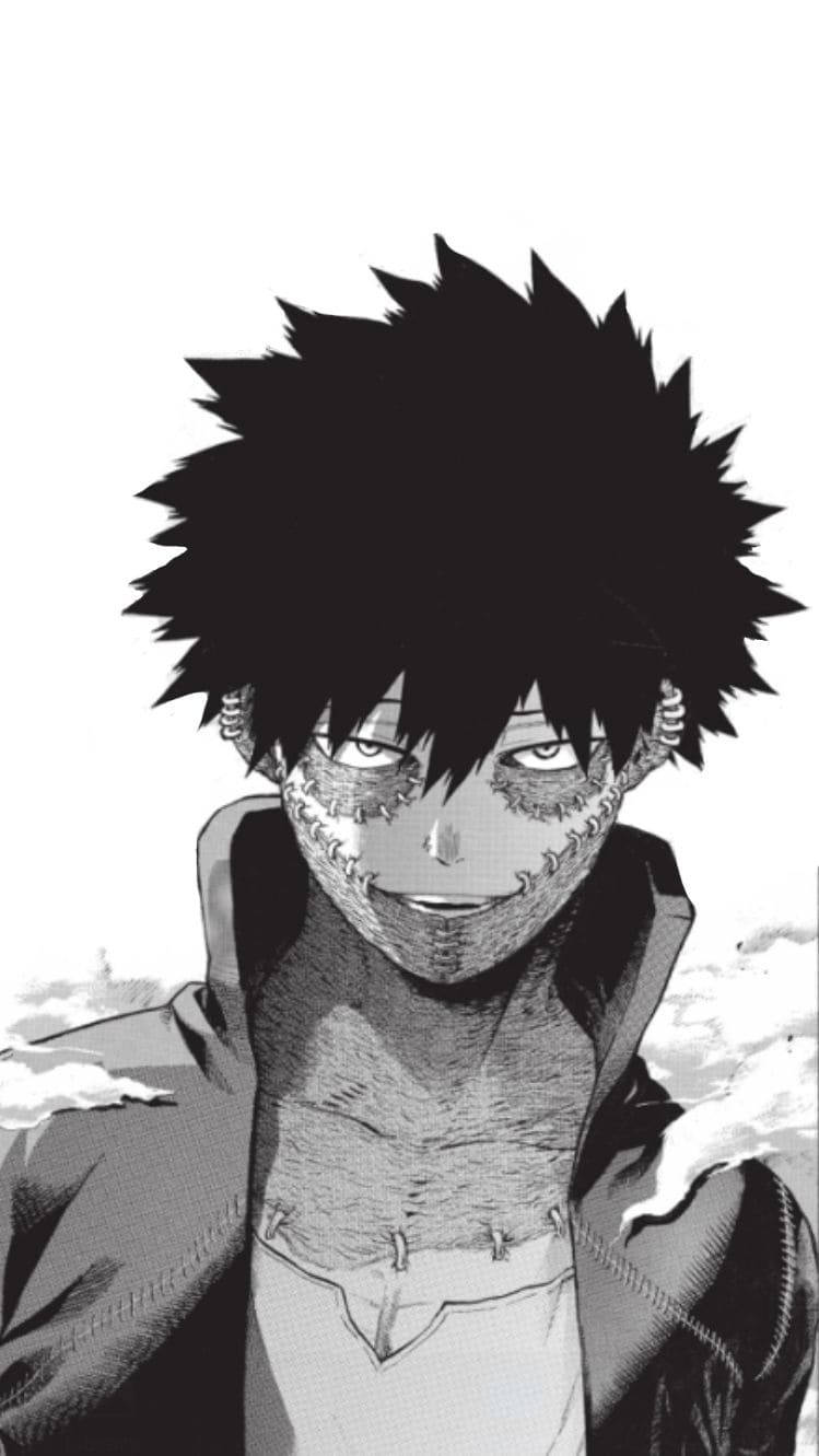 Cute Dabi, spiky hair, stitched facial scars, HD Phone Wallpaper