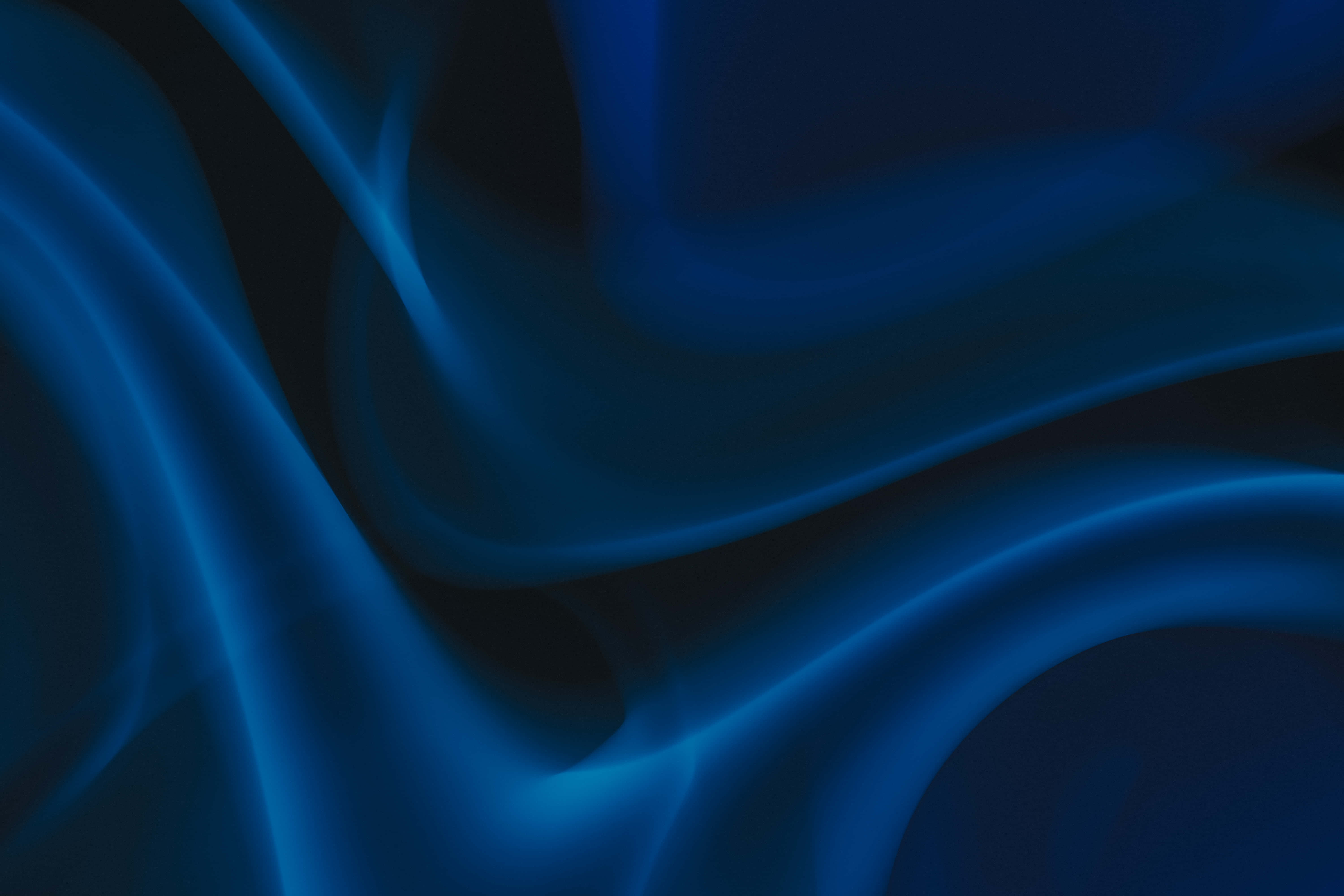 cute dark blue, electric blue, deep black, 5K Desktop Wallpaper