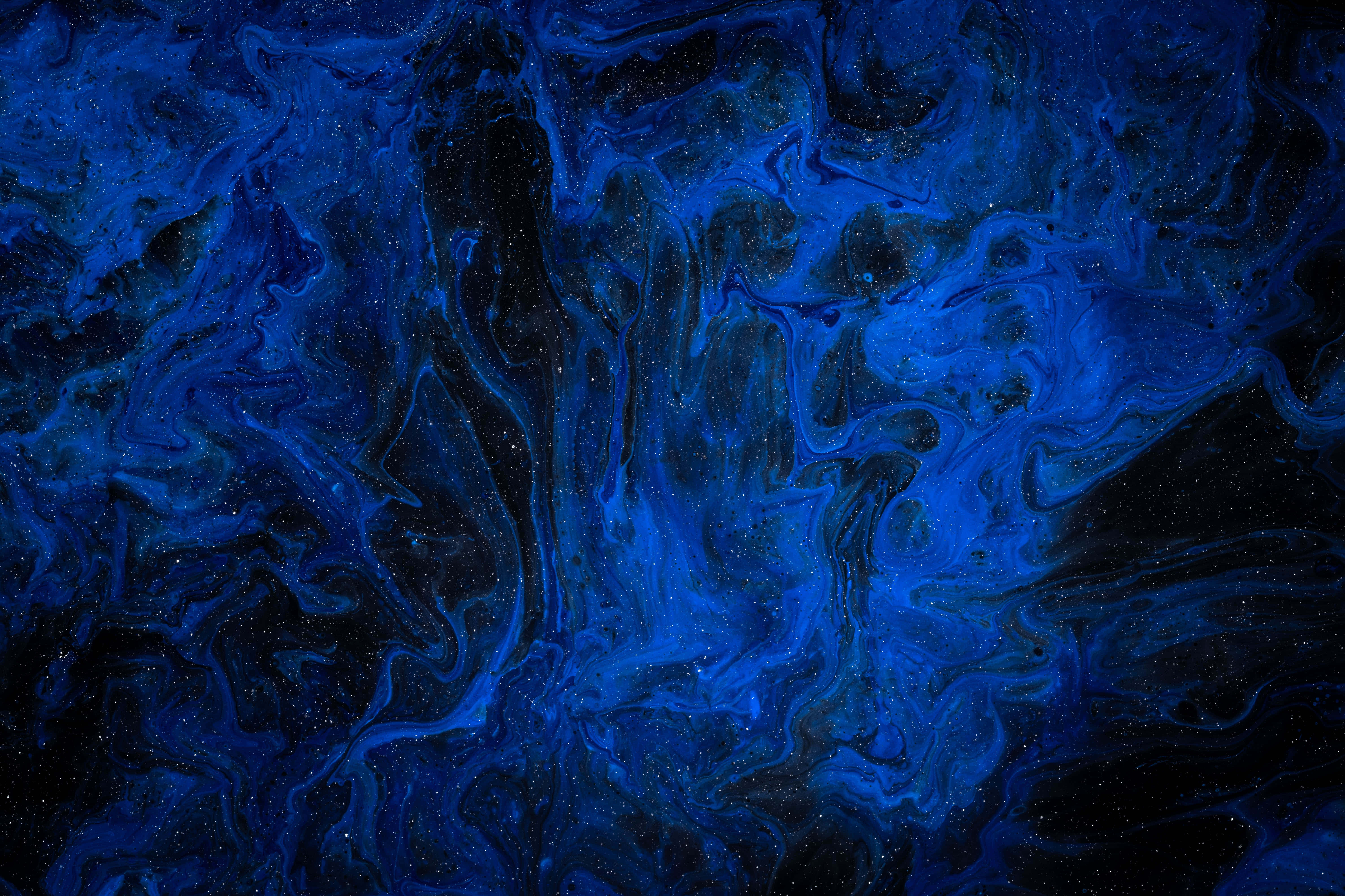 cute dark blue, 6000 x 4000, cosmic abstract fluid art texture, 5K Desktop Wallpaper