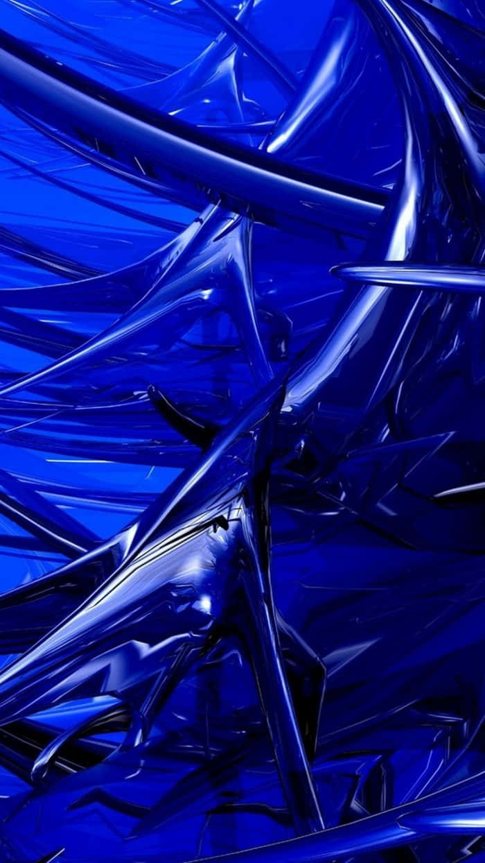 dark blue, glossy plastic, deep blue, SD Phone Wallpaper