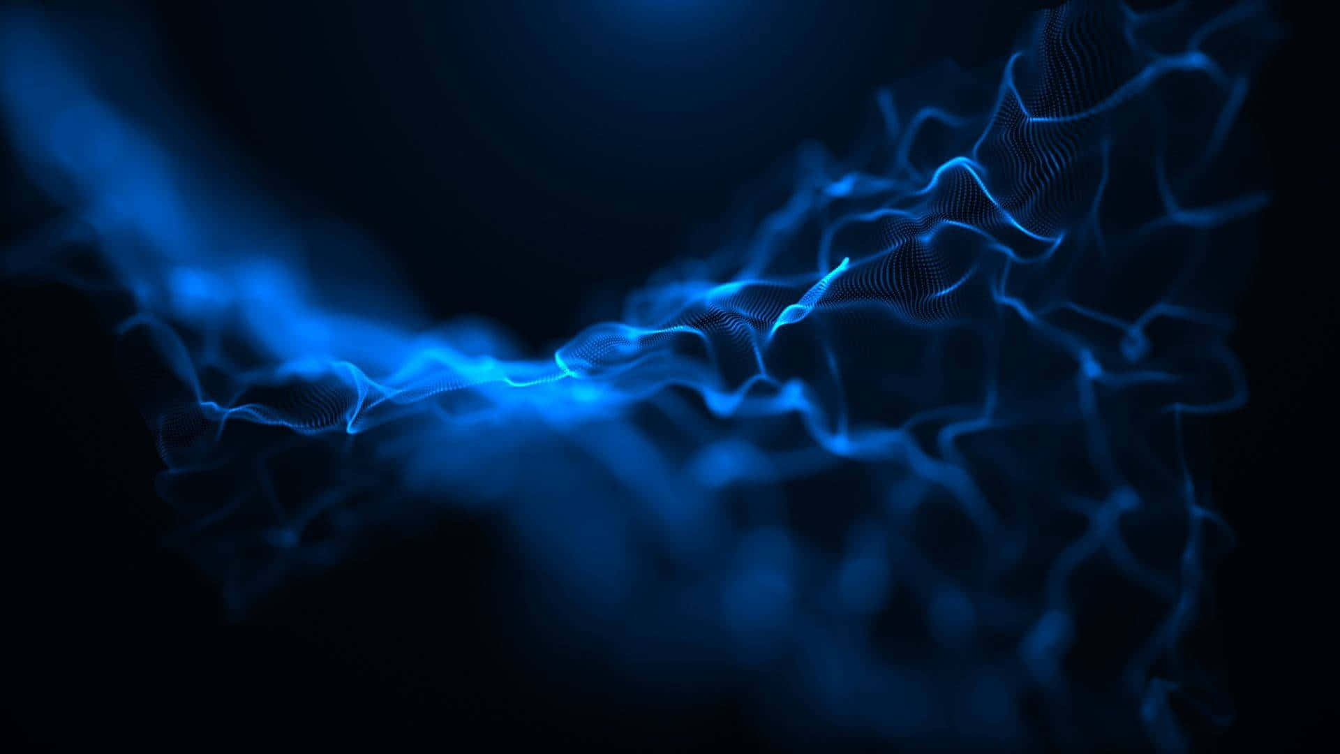 Cute Dark Blue, 1920 x 1080, glowing blue energy wave, Full HD Desktop Wallpaper