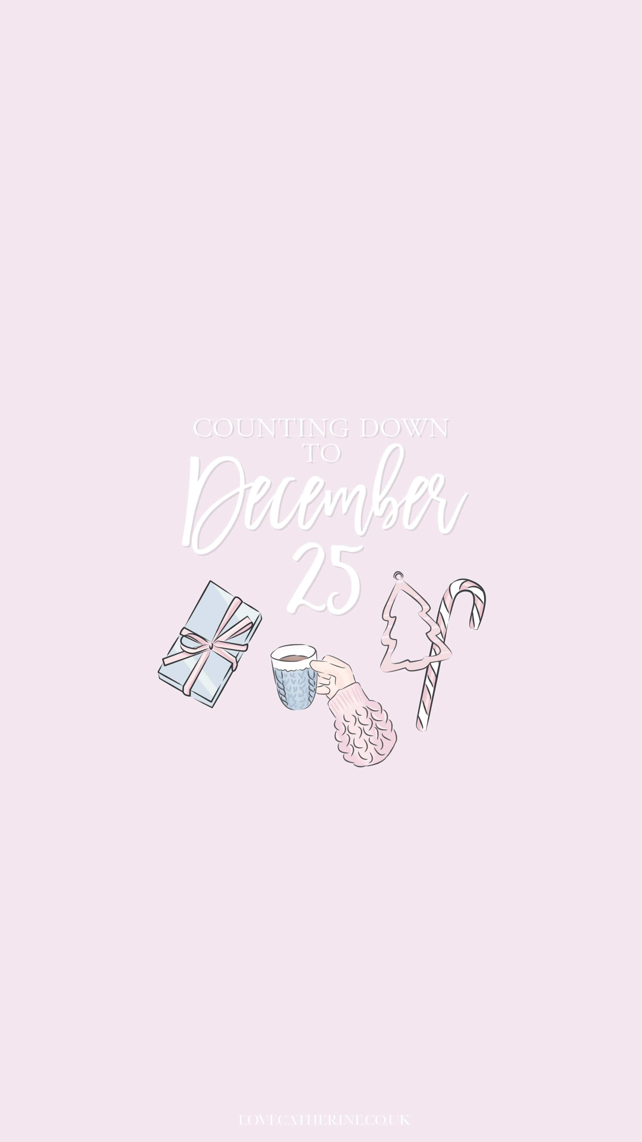 Cute December, December 25, gift mug, 4K Phone Wallpaper