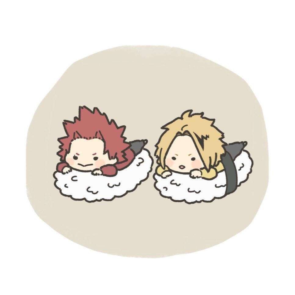 Cute Denki, chibi anime characters, spiky hair, SD Desktop Wallpaper