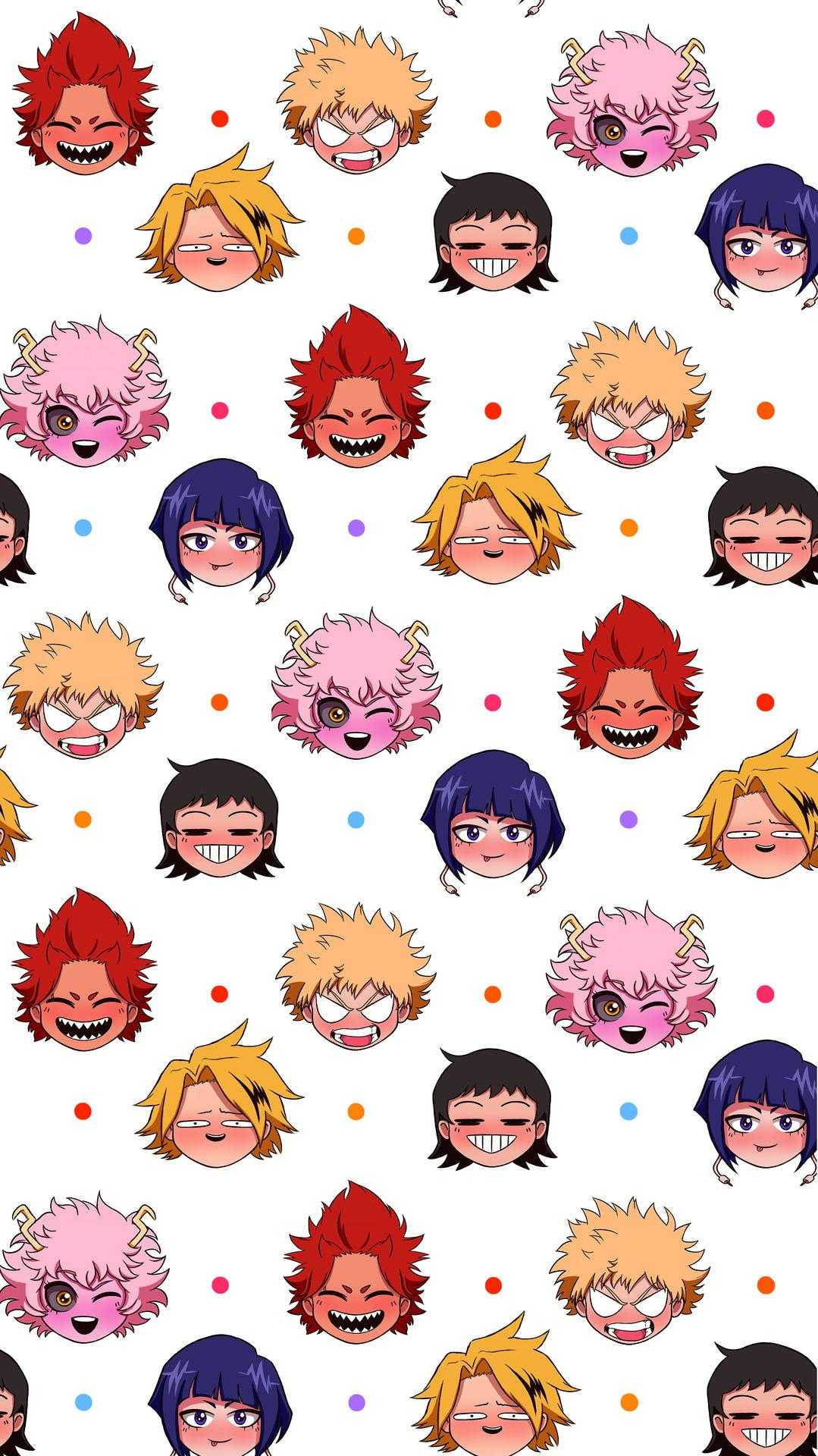 Cute Denki, anime characters, hair styles, Full HD Phone Wallpaper
