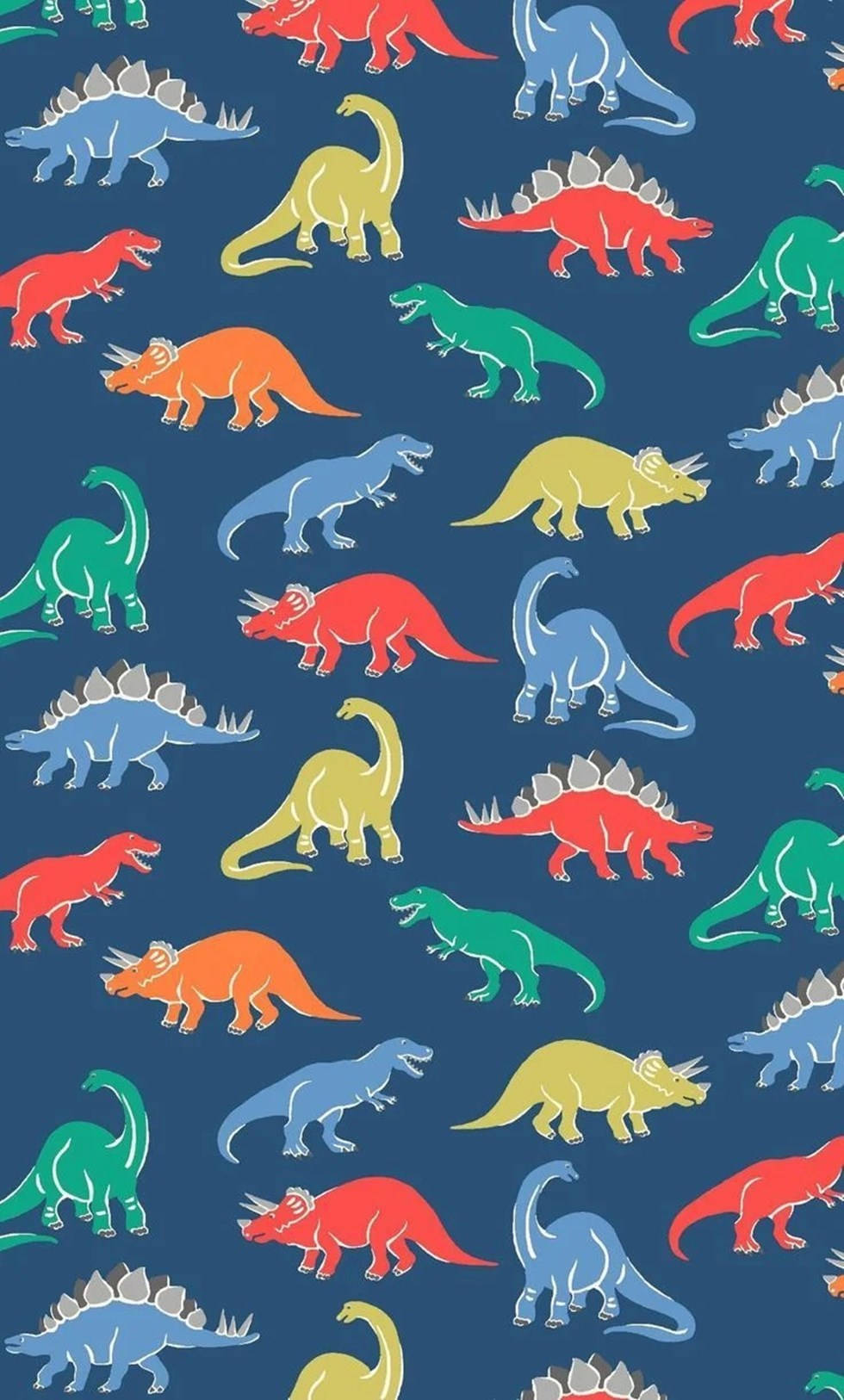 Cute Dinosaur iPhone, red, green, HD Phone Wallpaper