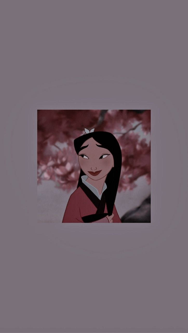 Cute Disney Aesthetic, animated girl, black hair, HD Phone Wallpaper