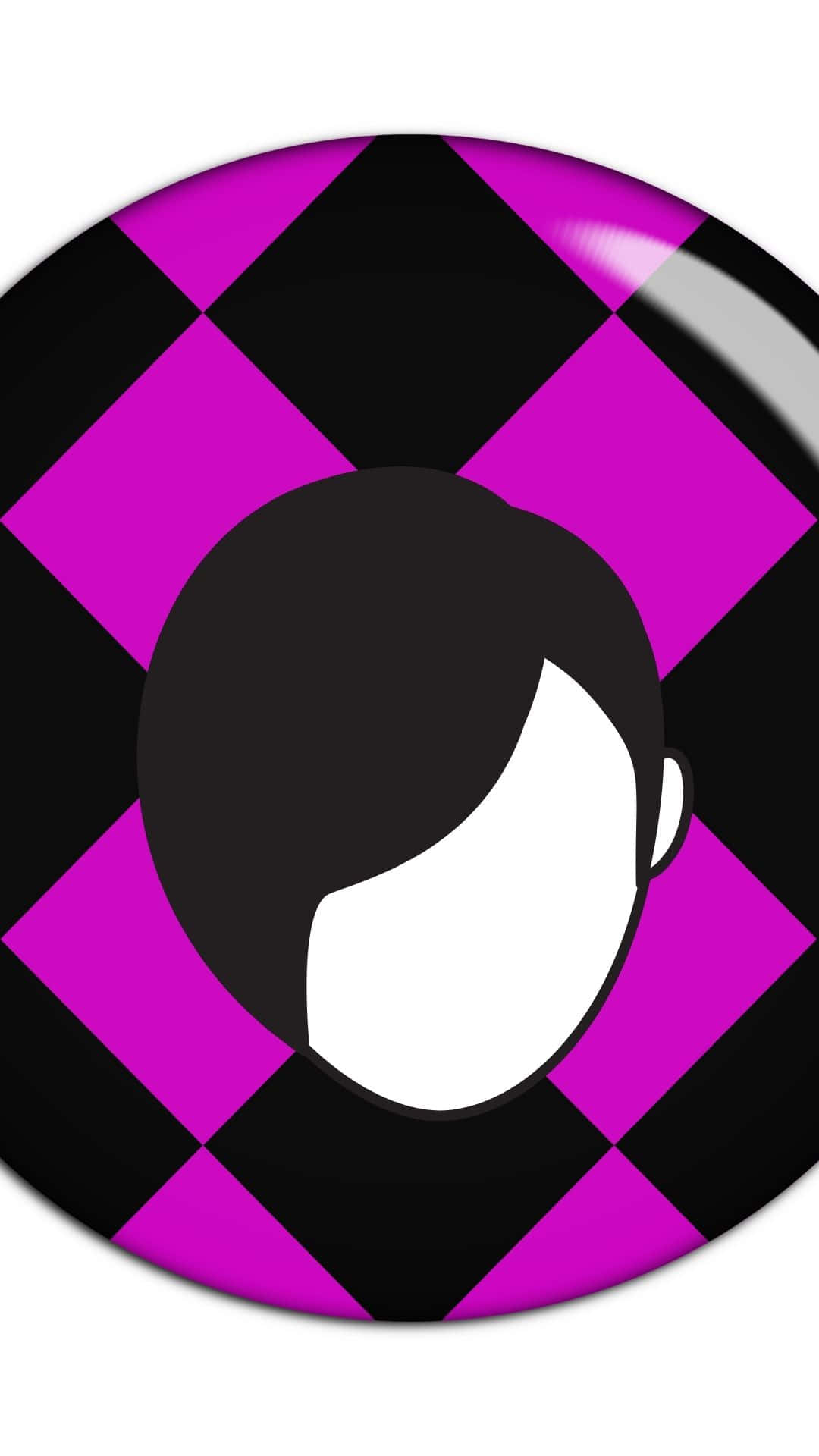 Cute Emo, black silhouette, white face, Full HD Phone Wallpaper