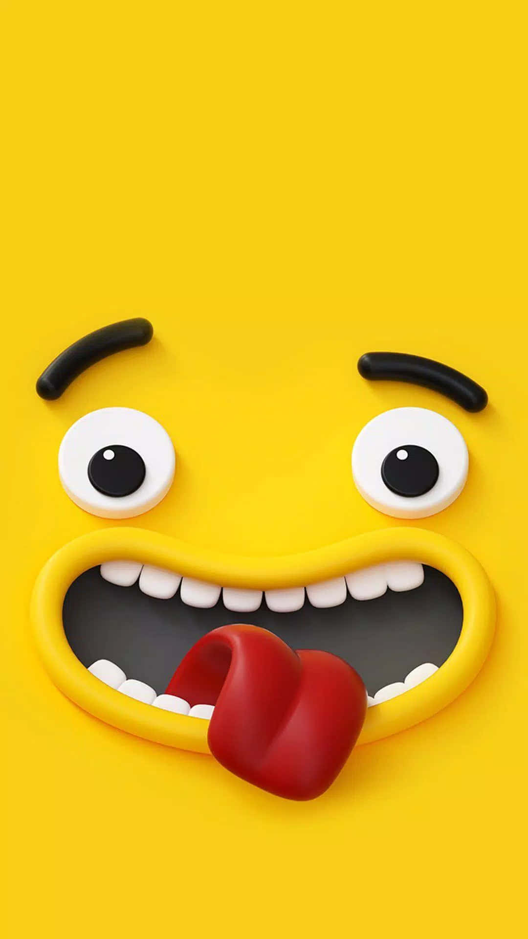 3d-rendered, cartoon face, wide eyes, Full HD Phone Wallpaper