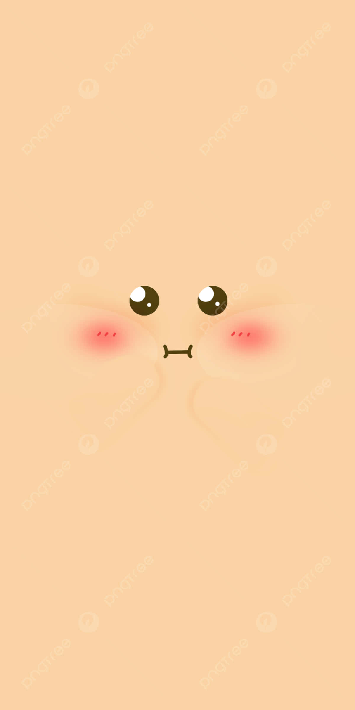 cute emoji, red eyes, pink nose, Full HD Phone Wallpaper