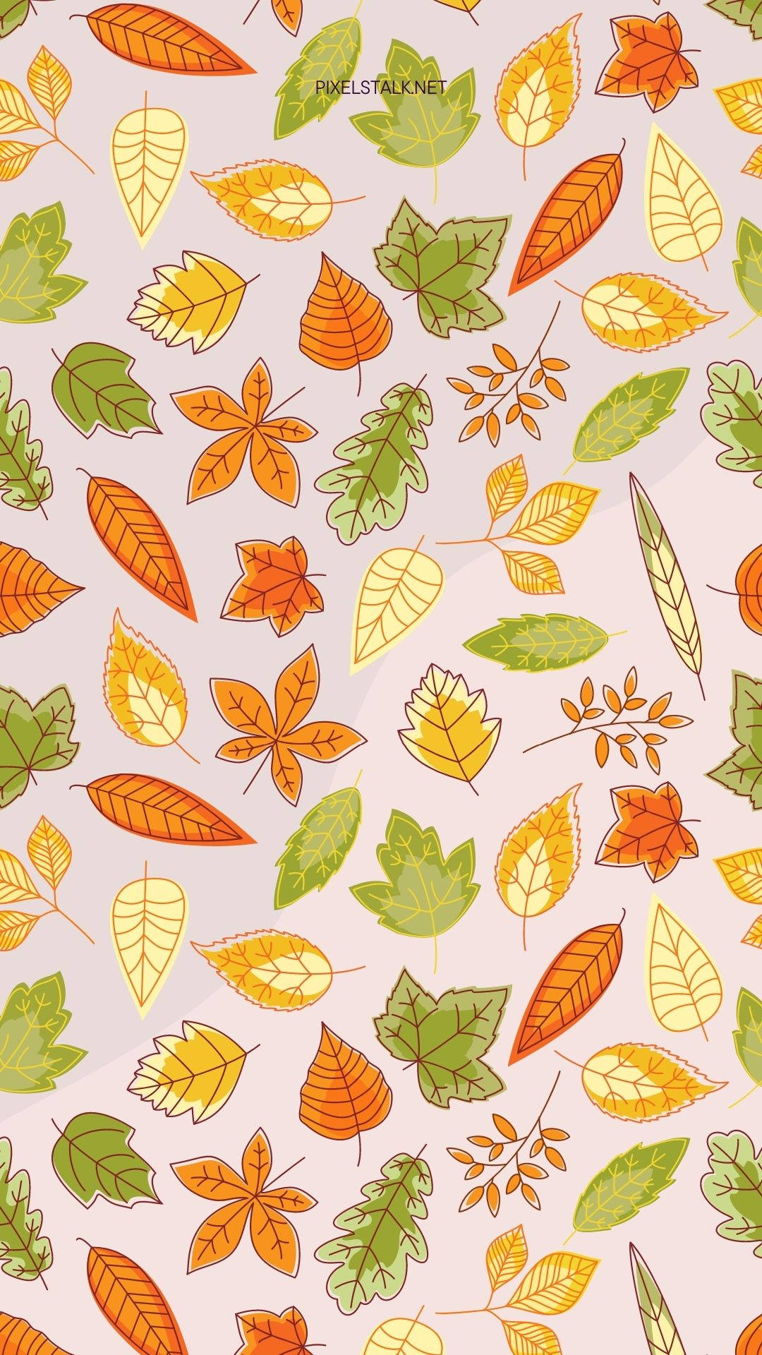 autumn leaves, orange, yellow, Full HD Phone Wallpaper