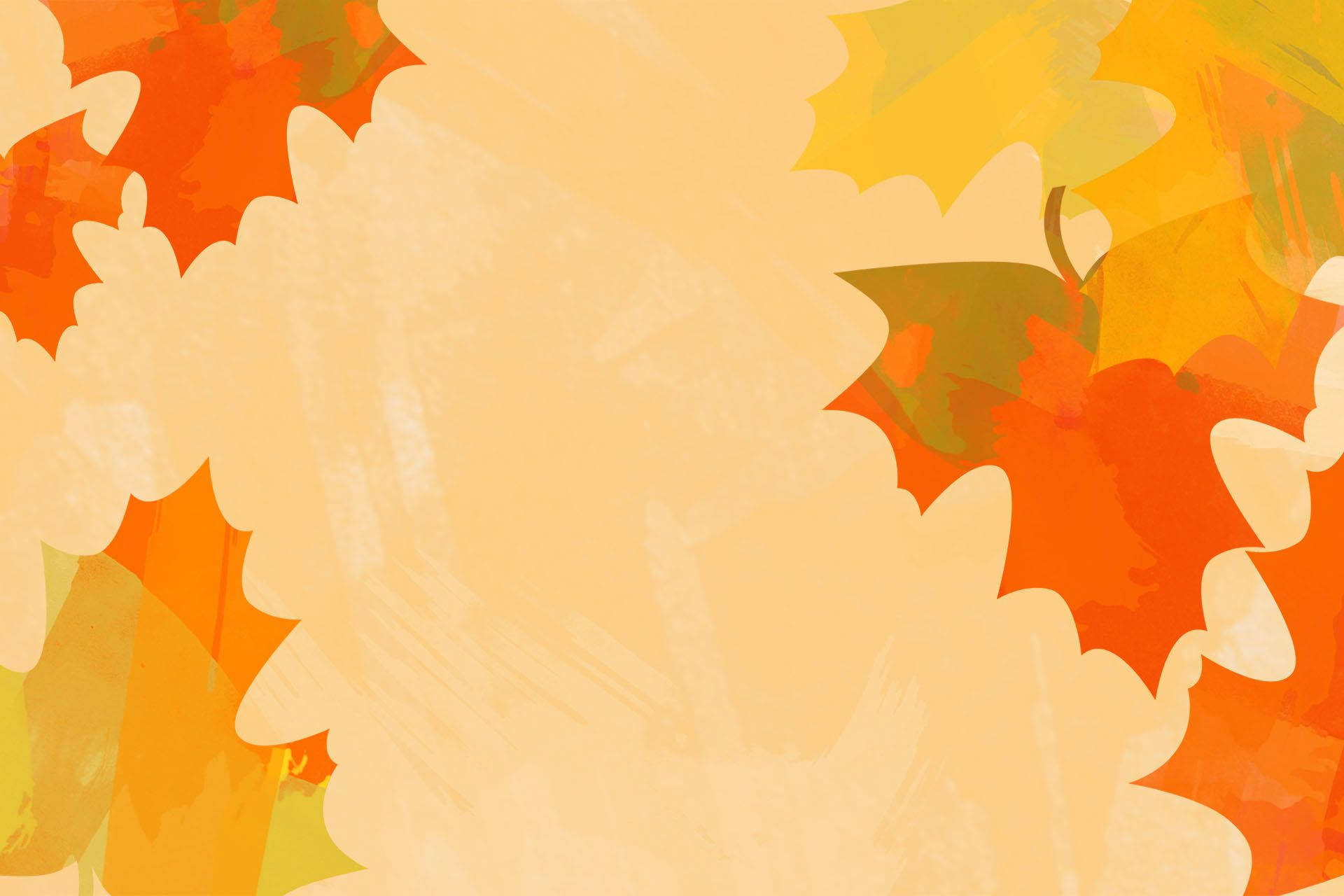 orange leaves, autumn leaves, orange yellow, Full HD Desktop Wallpaper