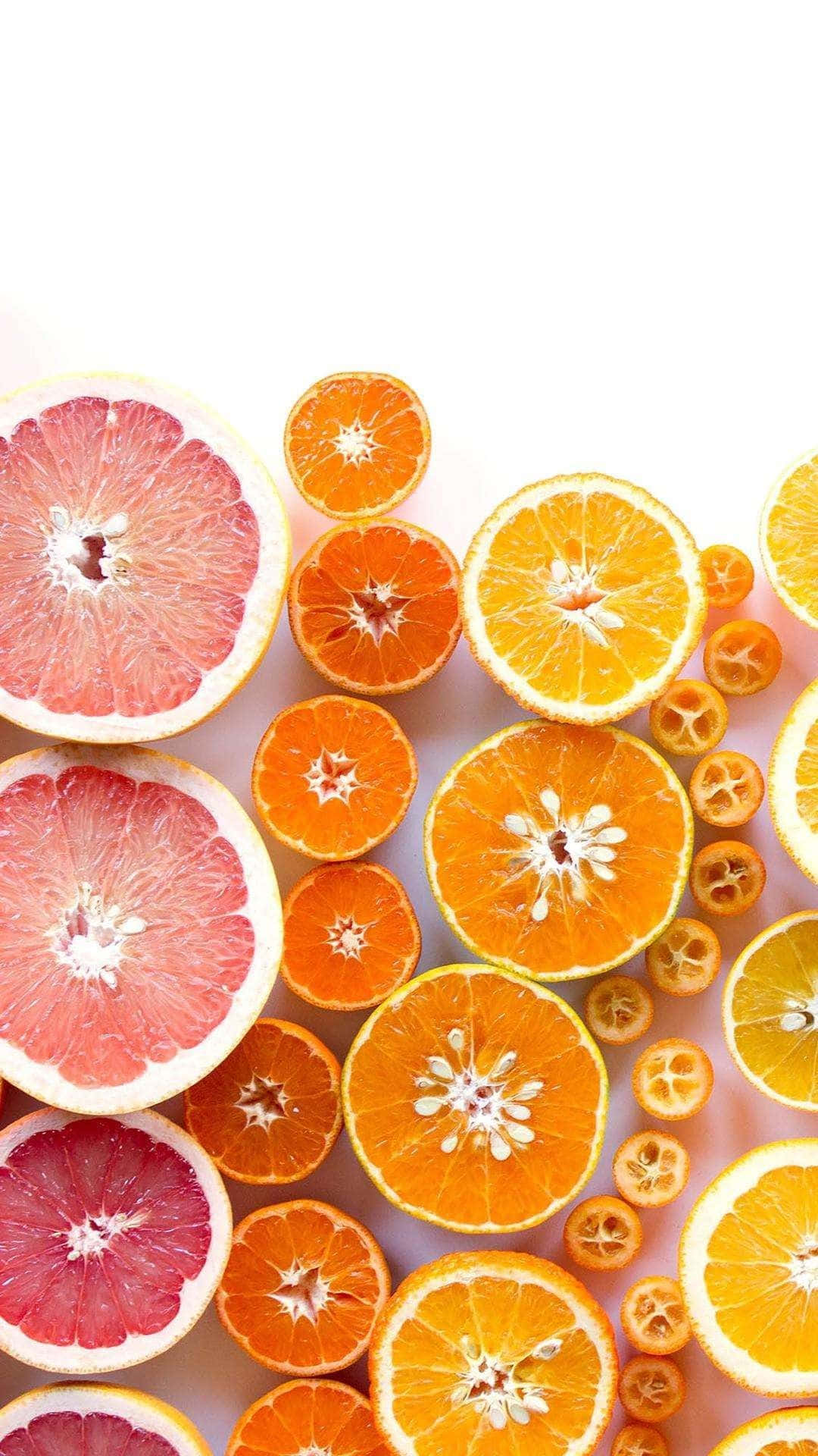oranges, grapefruits, citrus fruits, Full HD Phone Wallpaper