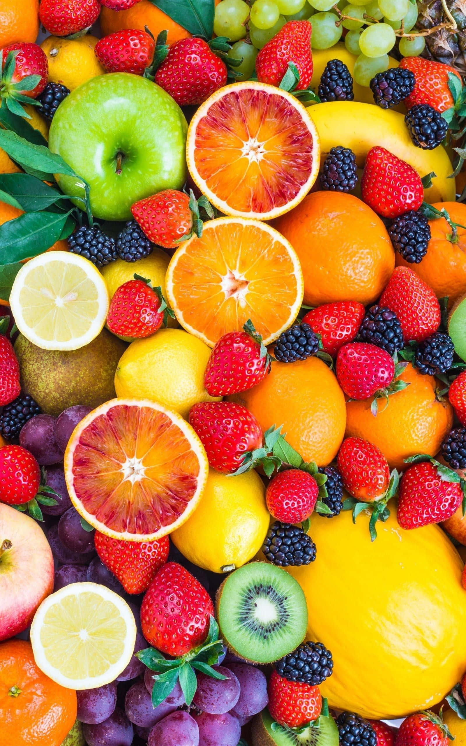 cute food iphone, 1600 x 2560, strawberries, 2K Phone Wallpaper
