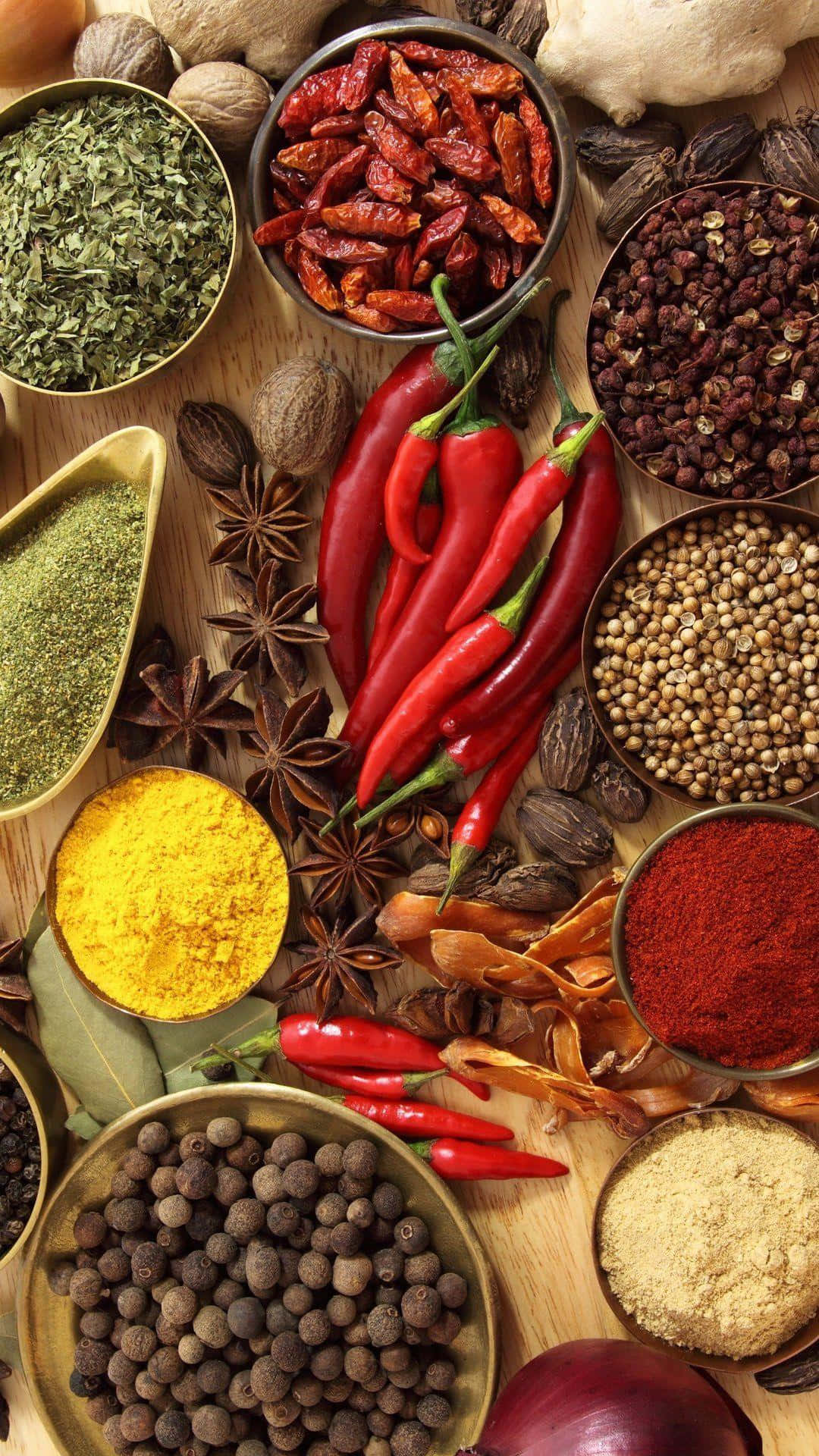 Cute Food iPhone, 1080 x 1920, spices, Full HD Phone Wallpaper