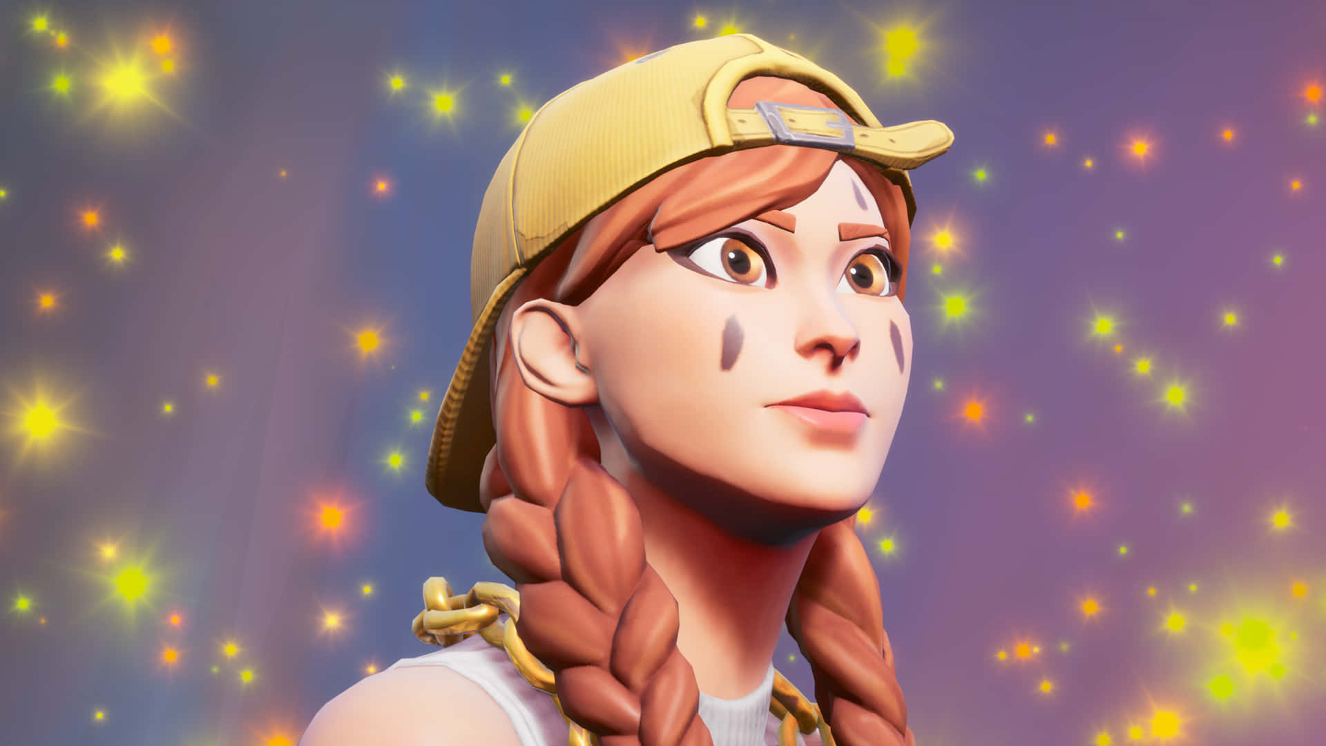 Cute Fortnite, Fortnite, braided hair, Full HD Desktop Wallpaper