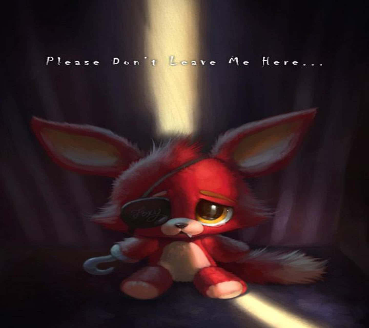 Cute Foxy, red plush fox toy, one eye patch, HD Desktop Wallpaper