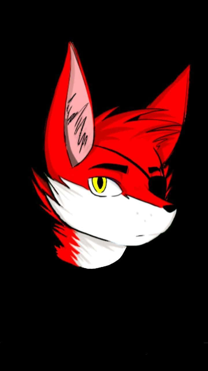 cute foxy, red fox head, yellow eyes, HD Phone Wallpaper