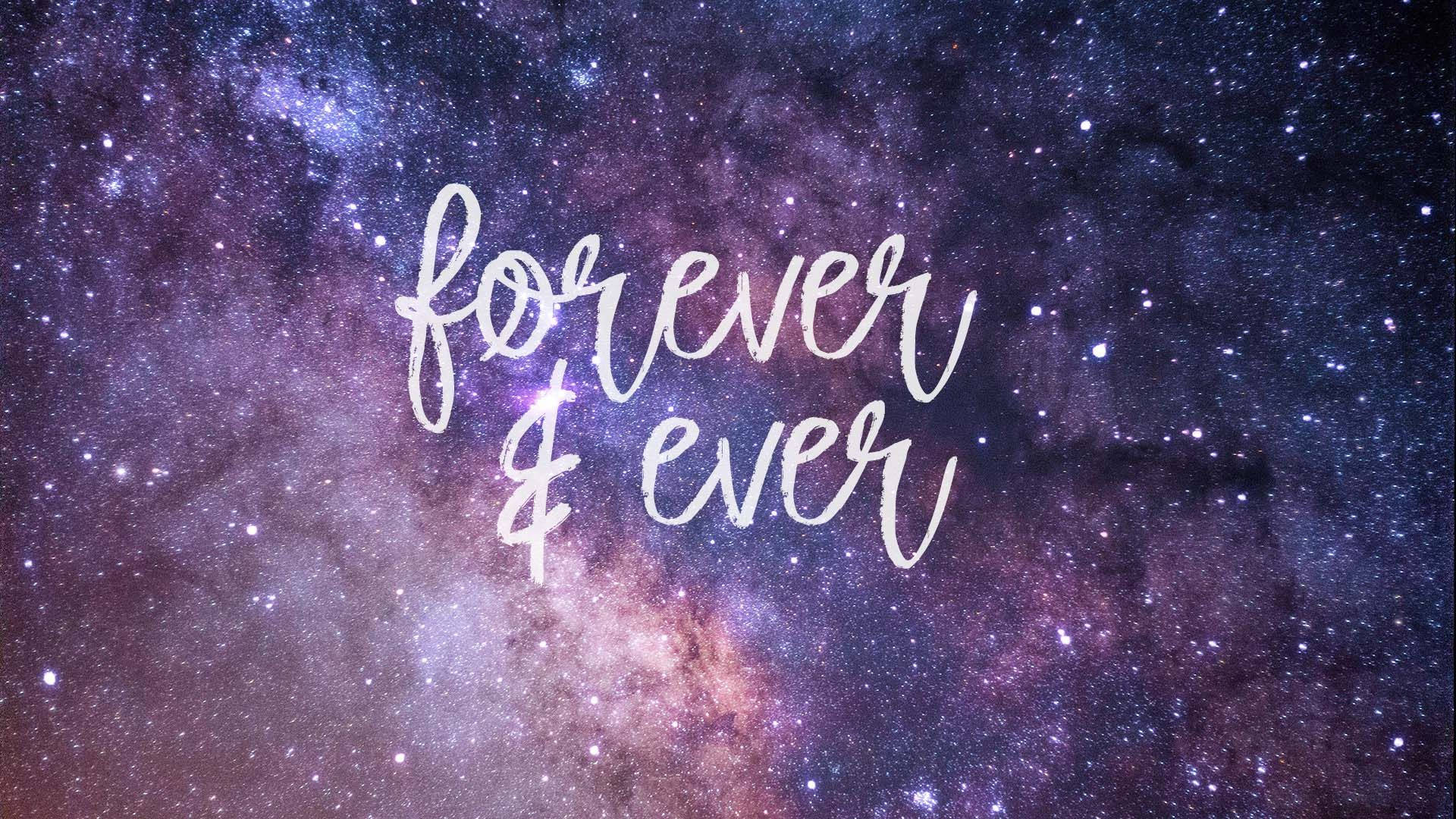 Cute Galaxy, forever & ever, swirling purples and blues, Full HD Desktop Wallpaper