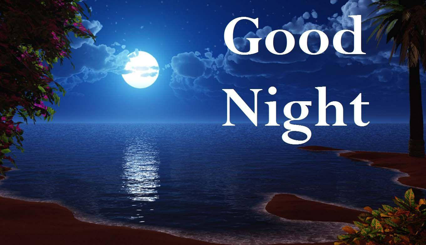 moonlit beach, calm ocean waves, starry sky, HD Desktop Wallpaper