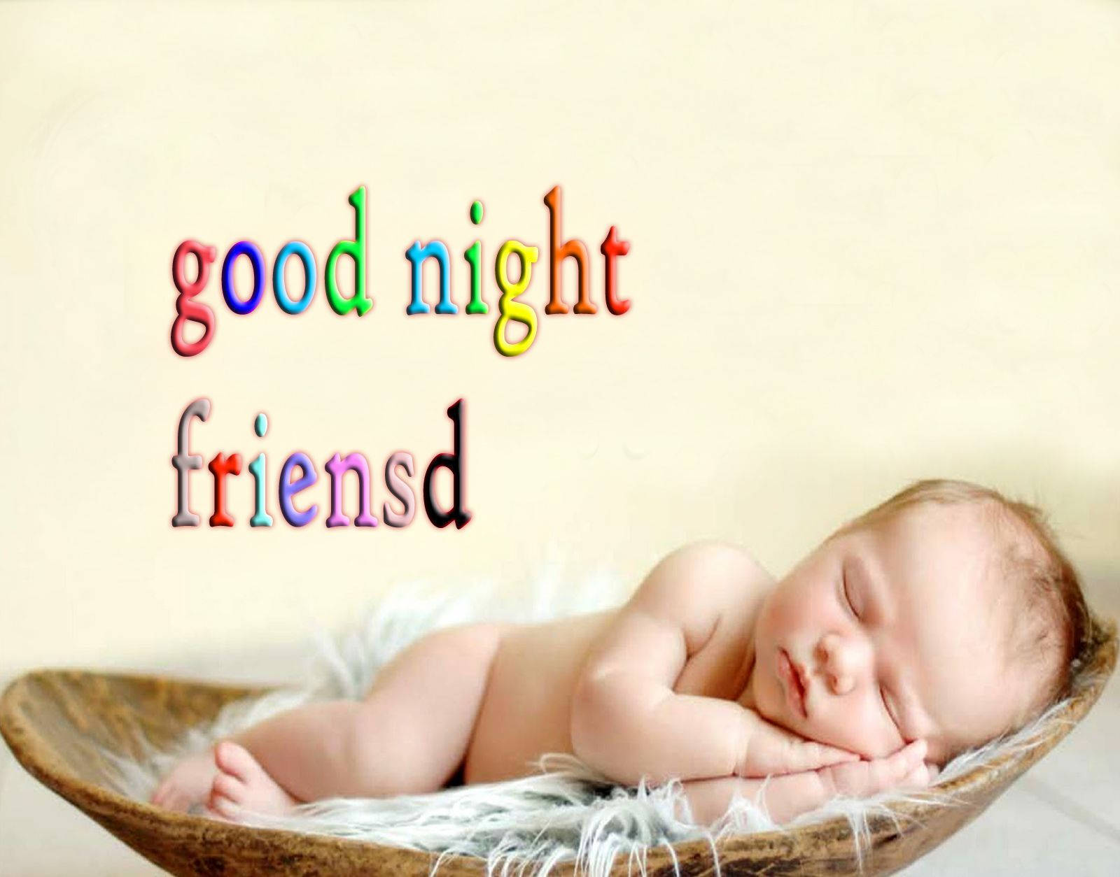 cute baby, wooden bowl, white fur, HD Desktop Wallpaper