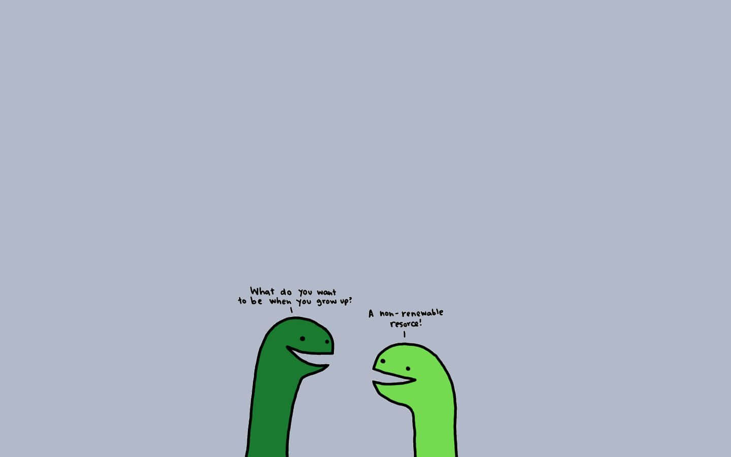 Cute Green Dinosaur, cartoon dinosaurs, plain gray background, HD Desktop Wallpaper