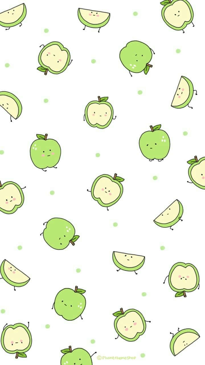 green apple characters, faces and limbs, white background, HD Phone Wallpaper