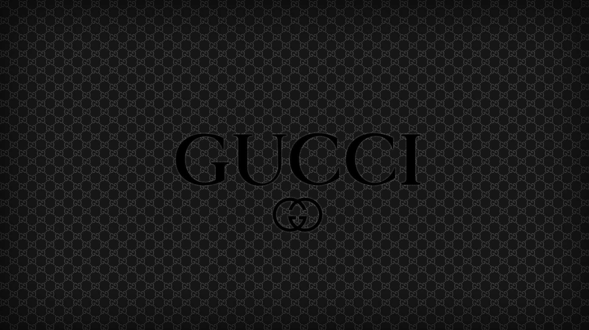 Gucci, black and white, Gucci logo, Full HD Desktop Wallpaper