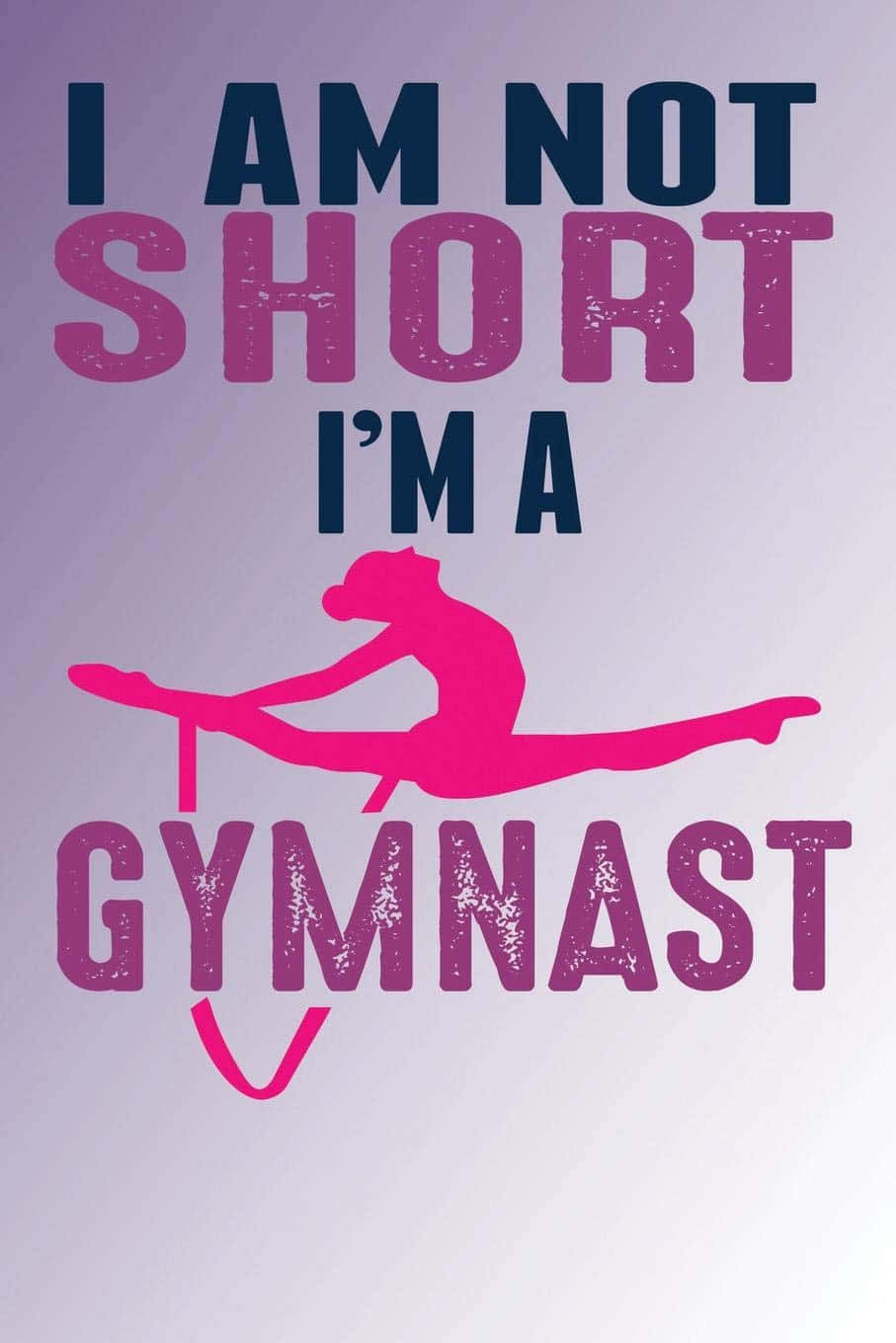 Cute Gymnastics, pink silhouette, gymnast in a split pose, HD Phone Wallpaper