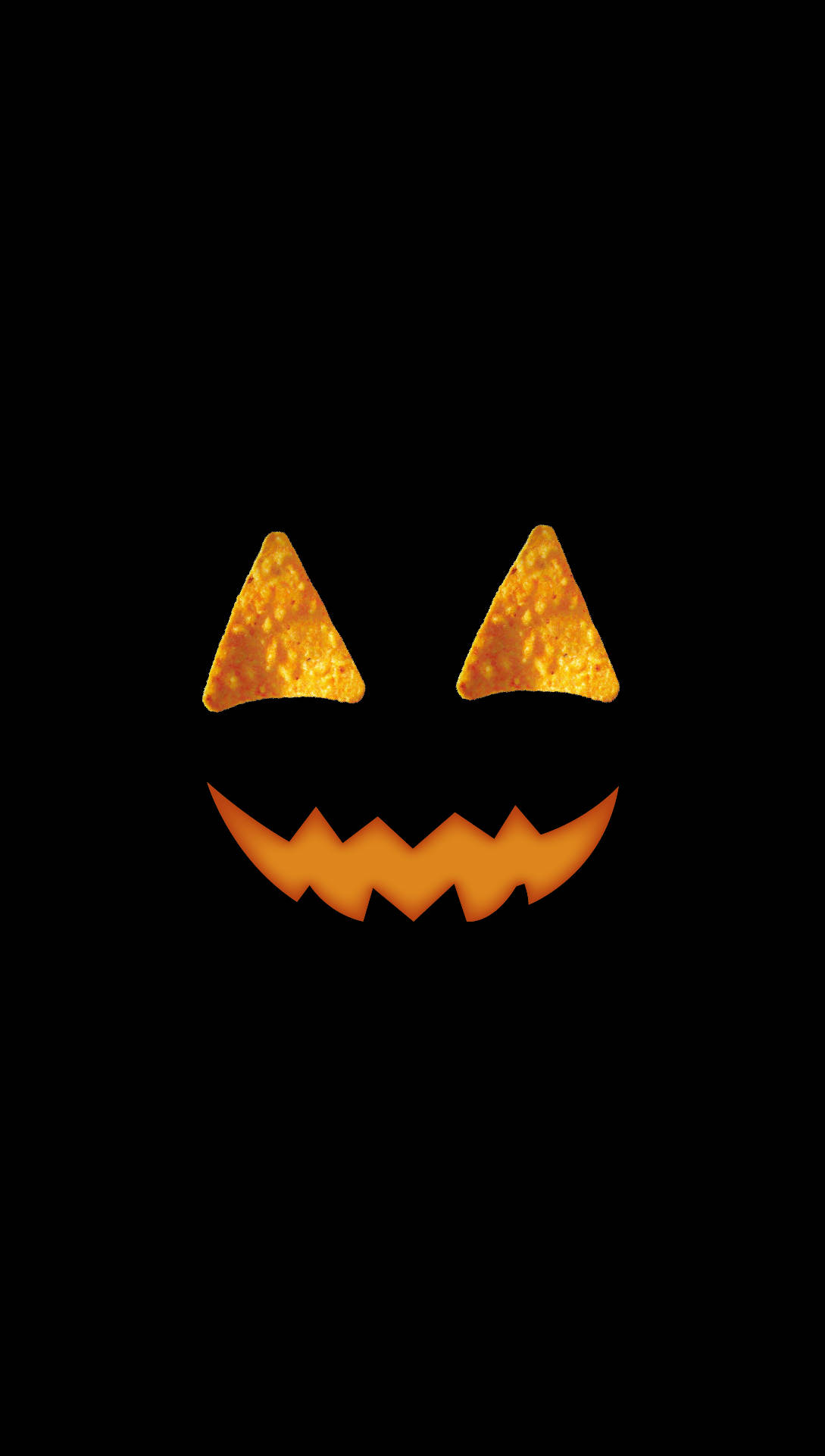 jack-o'-lantern, triangular eyes, jagged grin, Full HD Phone Wallpaper