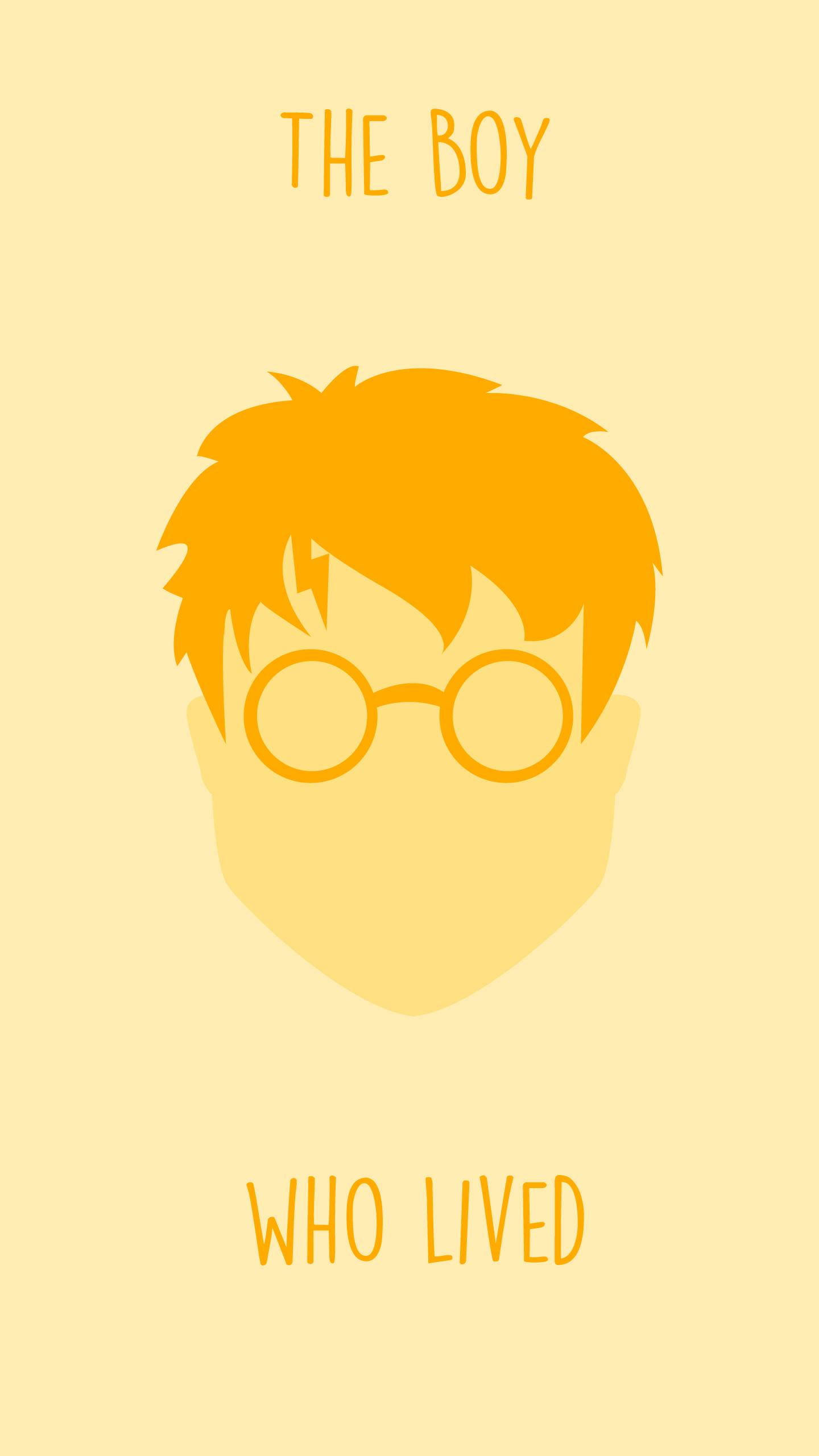 Harry Potter, lightning bolt scar, glasses, 2K Phone Wallpaper